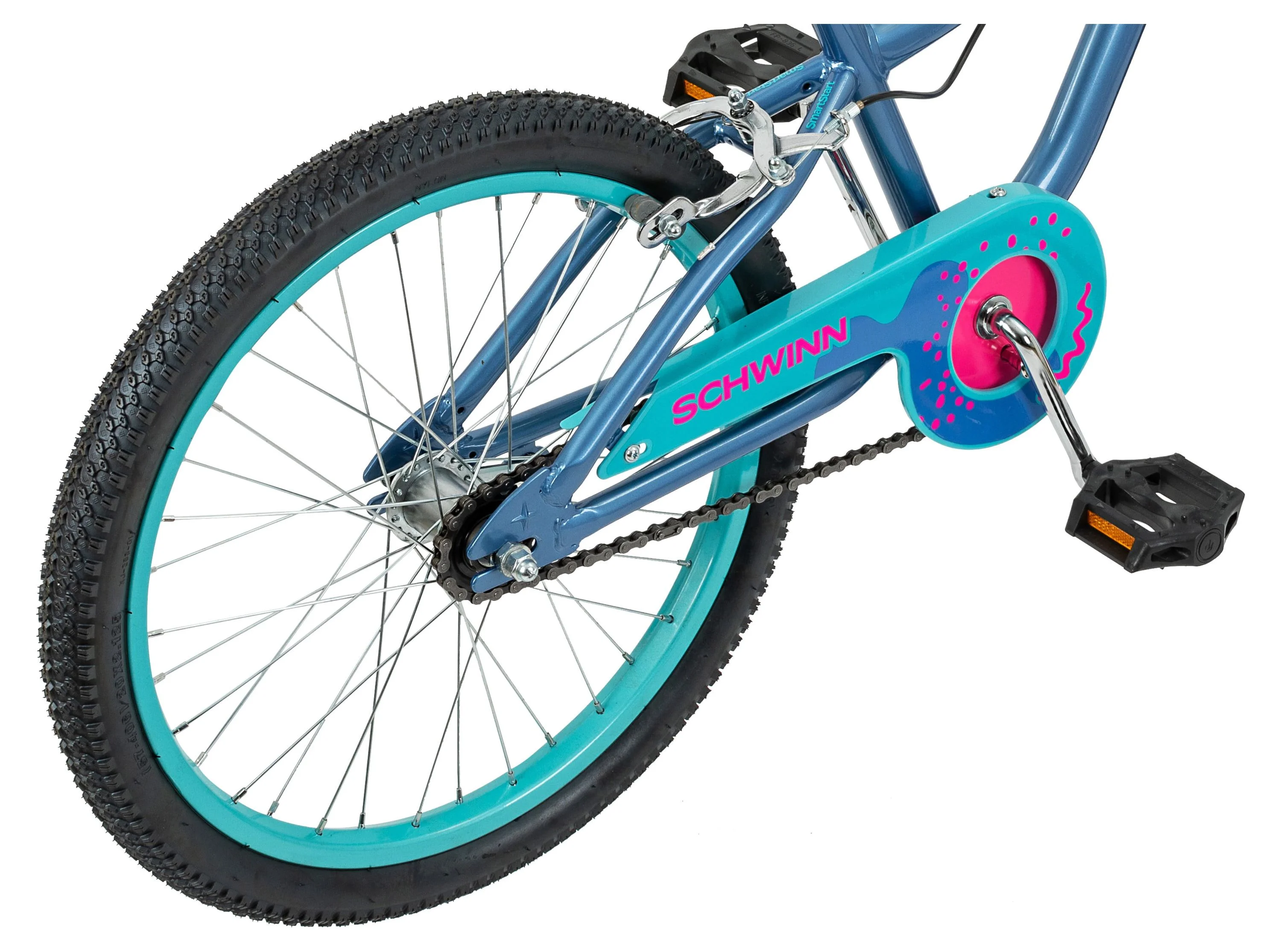 Schwinn 20-in. Breeze Girls Kids Bike with Basket, Periwinkle
