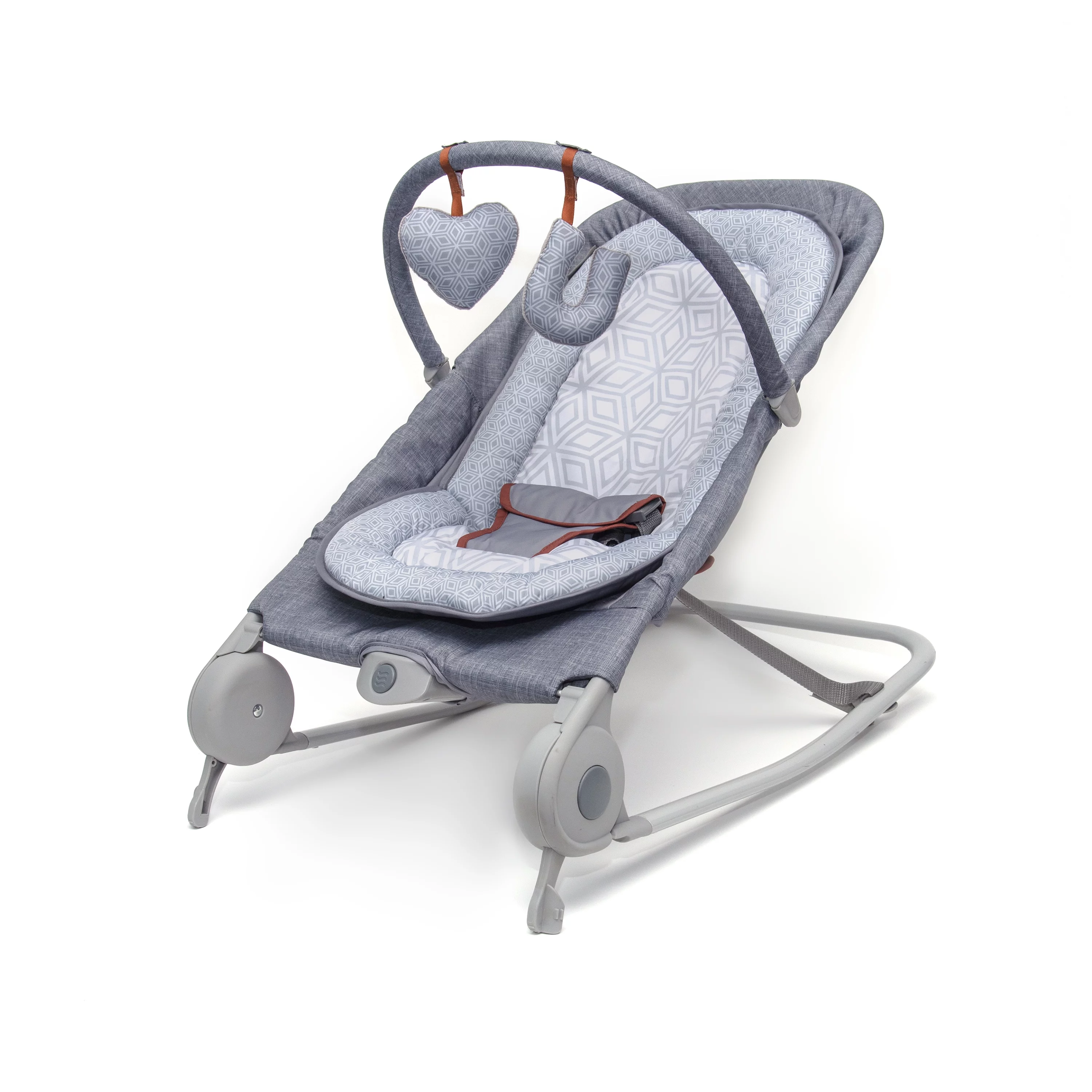 Summer Infant 2-in-1 Bouncer & Rocker Duo (Heather Gray)