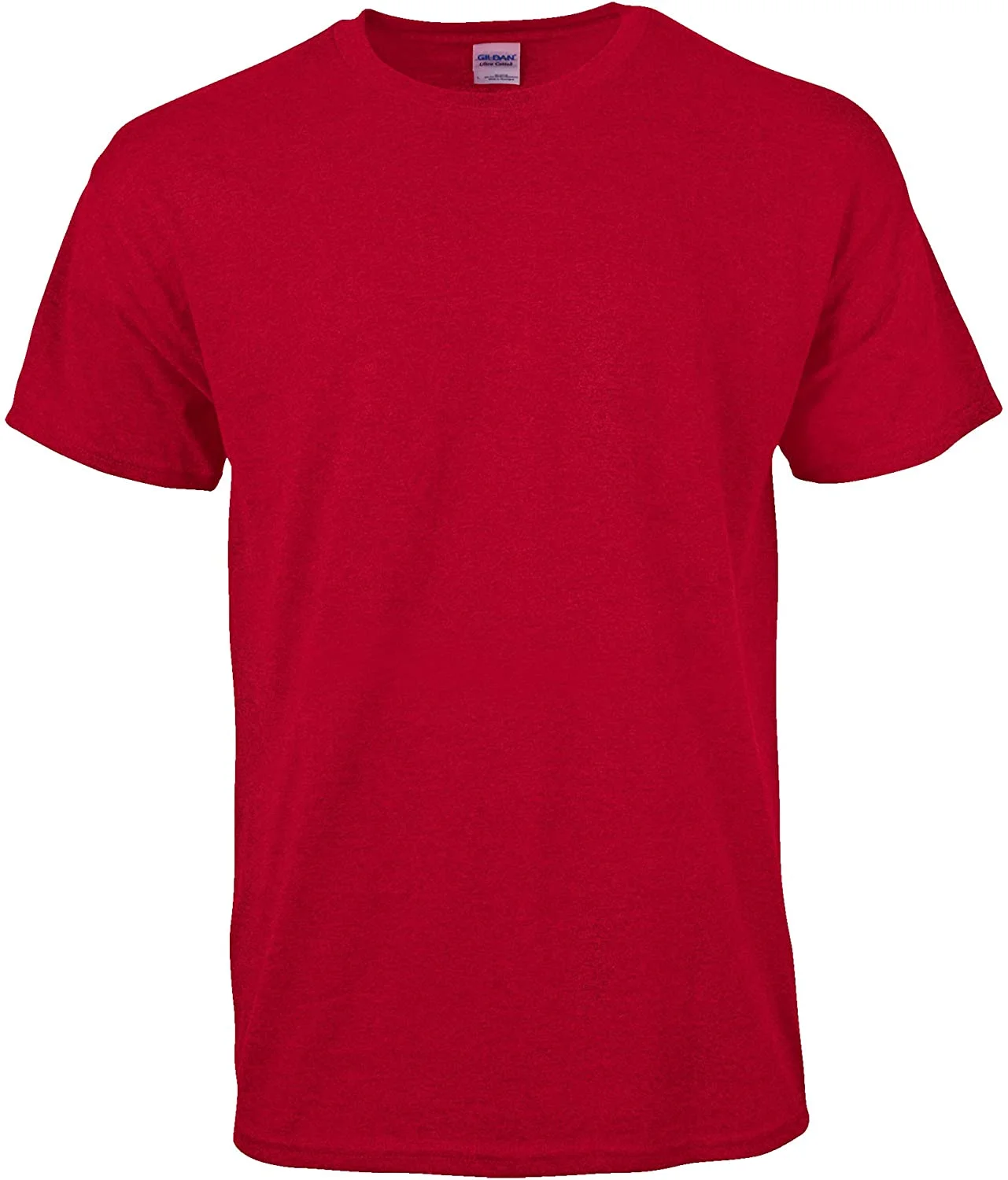 Gildan Mens Heavy Cotton T-Shirt, Style G5000, Multipack 2 Heather Red 2-pack XX-Large