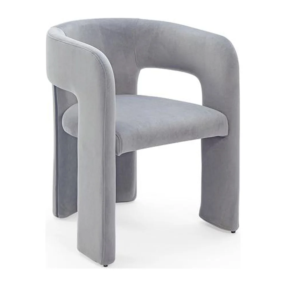 Modus Furniture Winston Fully Upholstered Arm Chair in Goose Velvet