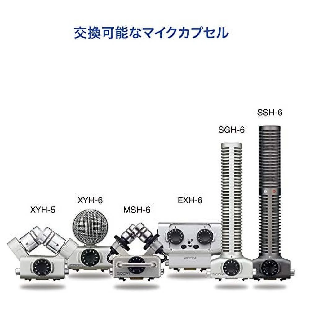 Zoom H8 12-Track Portable Recorder, Stereo Microphones, 6 Inputs, Touchscreen Interface, USB Audio Interface, Battery Powered, for Stereo/Multitrack Audio for Video, Podcasting, and Music