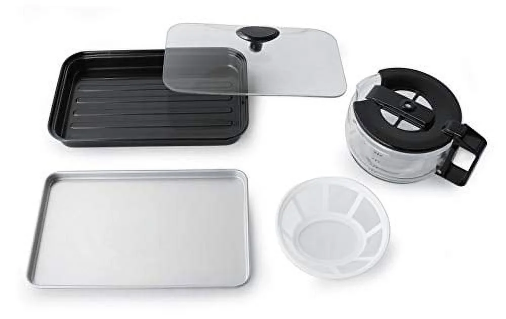 BM-1120B: 3-in-1 Breakfast Maker, Stainless Steel & Black