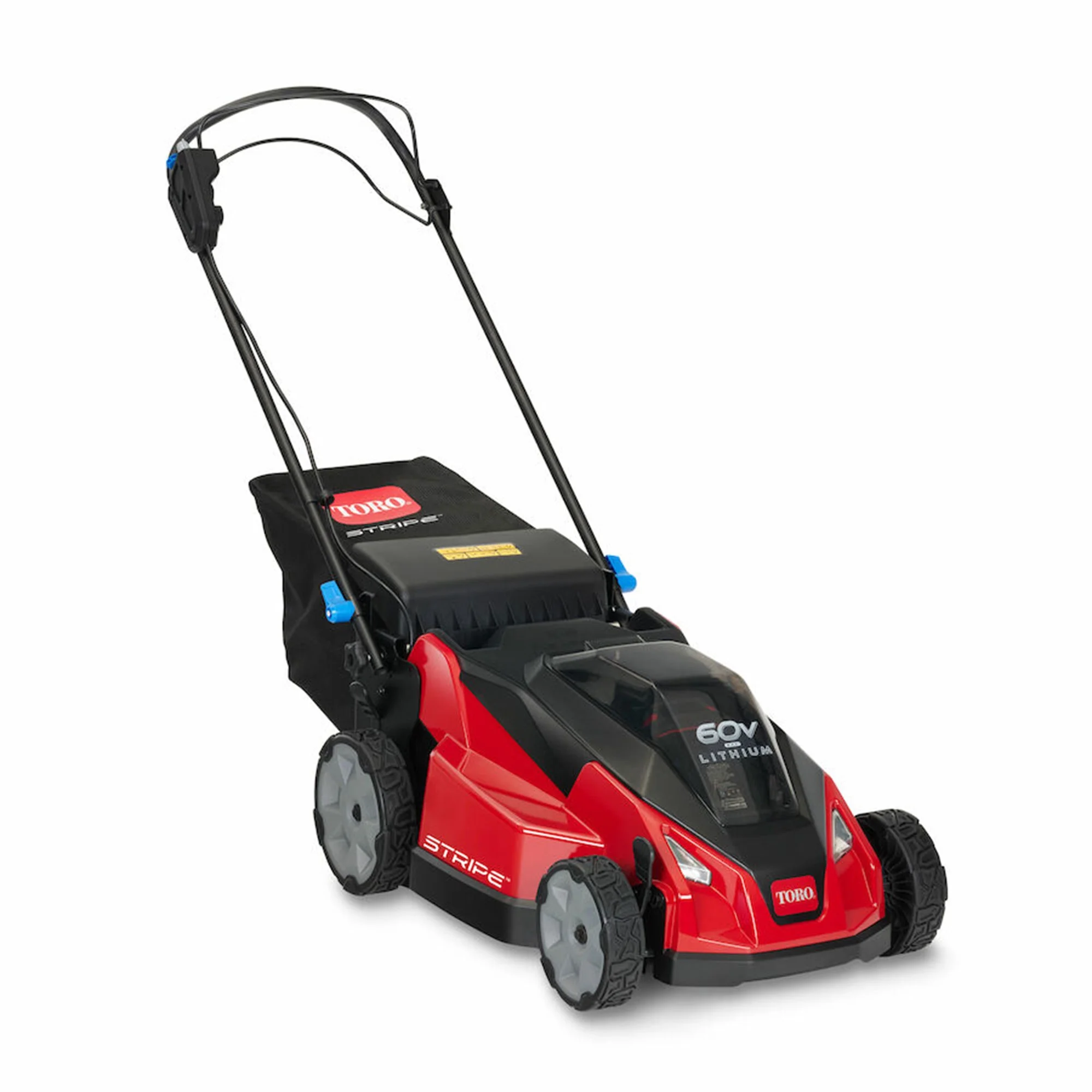 Toro Foldable 60-Volt 21-Inch Stripe Electric Self Propelled Mower w/Lights