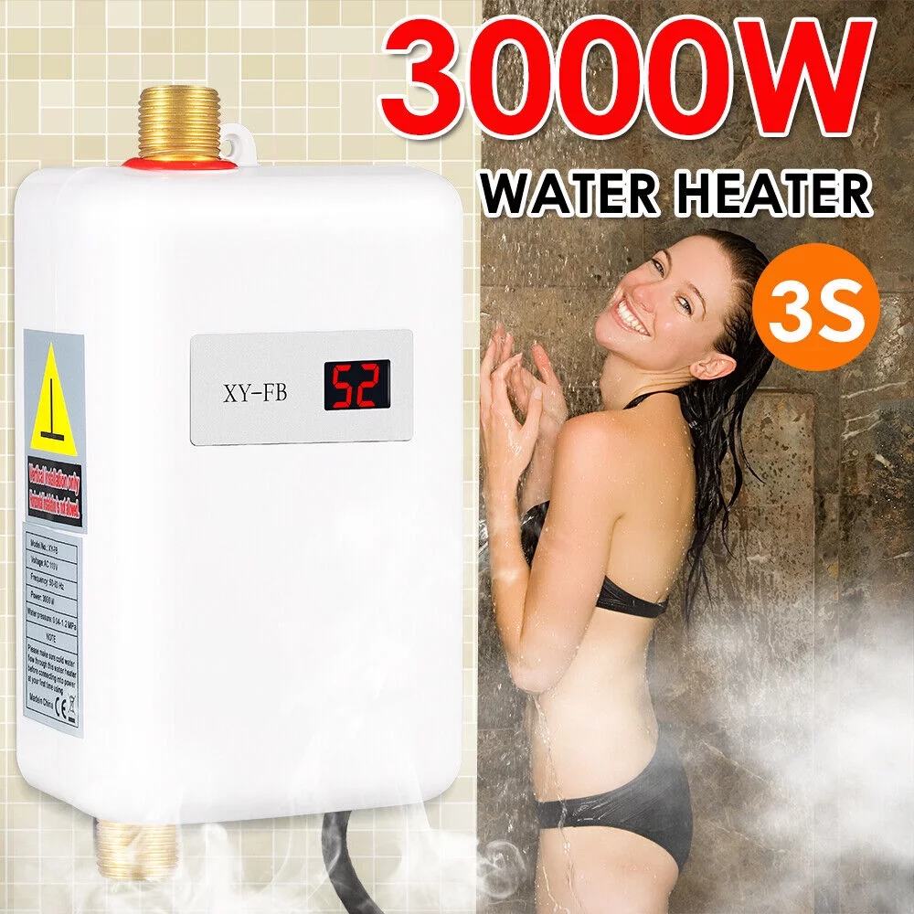 Efficient Heating, Durable ABS Casing, Suitable for Various Settings - Kitchen Instantaneous Water Heater