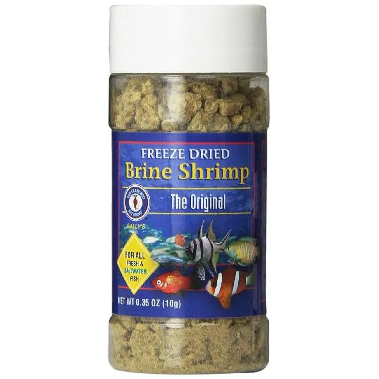 San Francisco Bay Brand ASF71109 Freeze Dried Brine Shrimp for Fresh and Saltwater Fish, 20gm