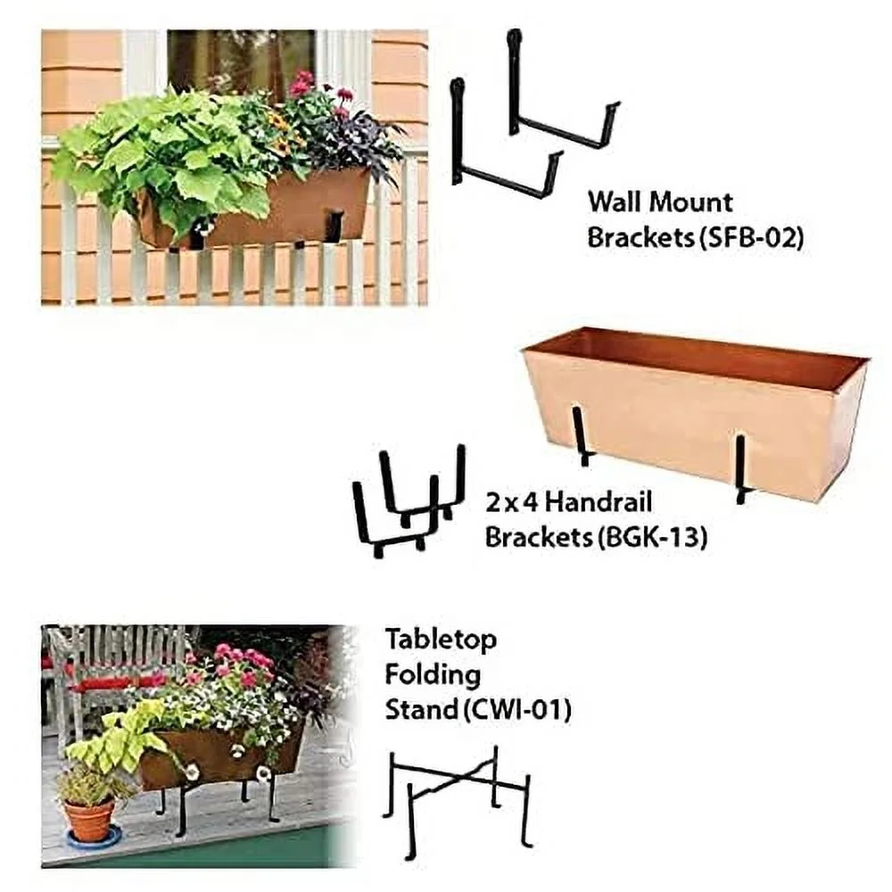 Small Plain Copper Plated Flower Box