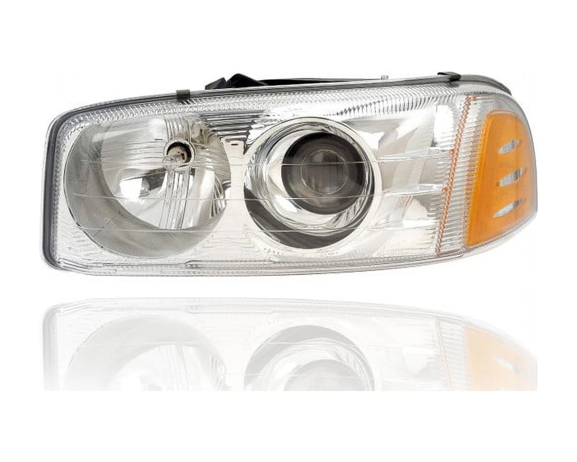 Headlight Assembly - Compatible/Replacement for '99-07 GMC Sierra (C3 Denali Trim Only), 00-06 Yukon XL Denali - Left Hand - Driver - 15218077 - CAPA Fits select: 2001-2002 GMC YUKON XL XL K1500
