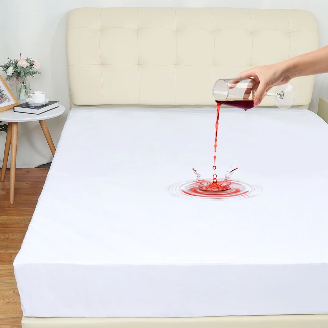 PiccoCasa Microfiber Fitted Sheet 14