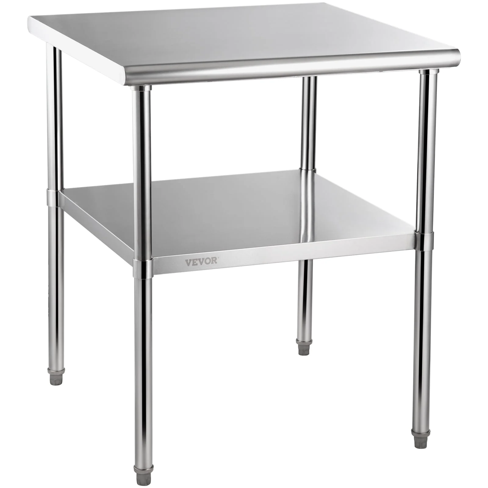 SKYSHALO Stainless Steel Work Prep Table Commercial Food Prep Table 30x30x36 Inches