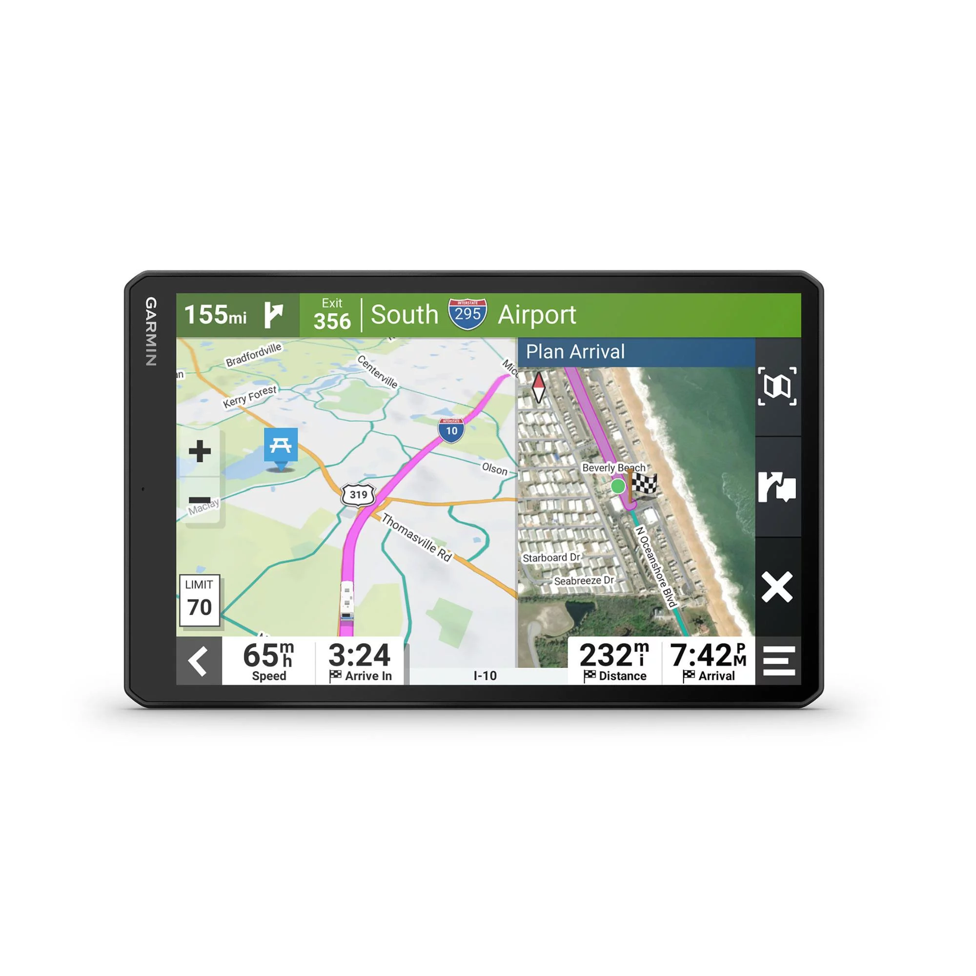 Garmin RV 1095 MT-S RV GPS Navigator with XL Friction Mount