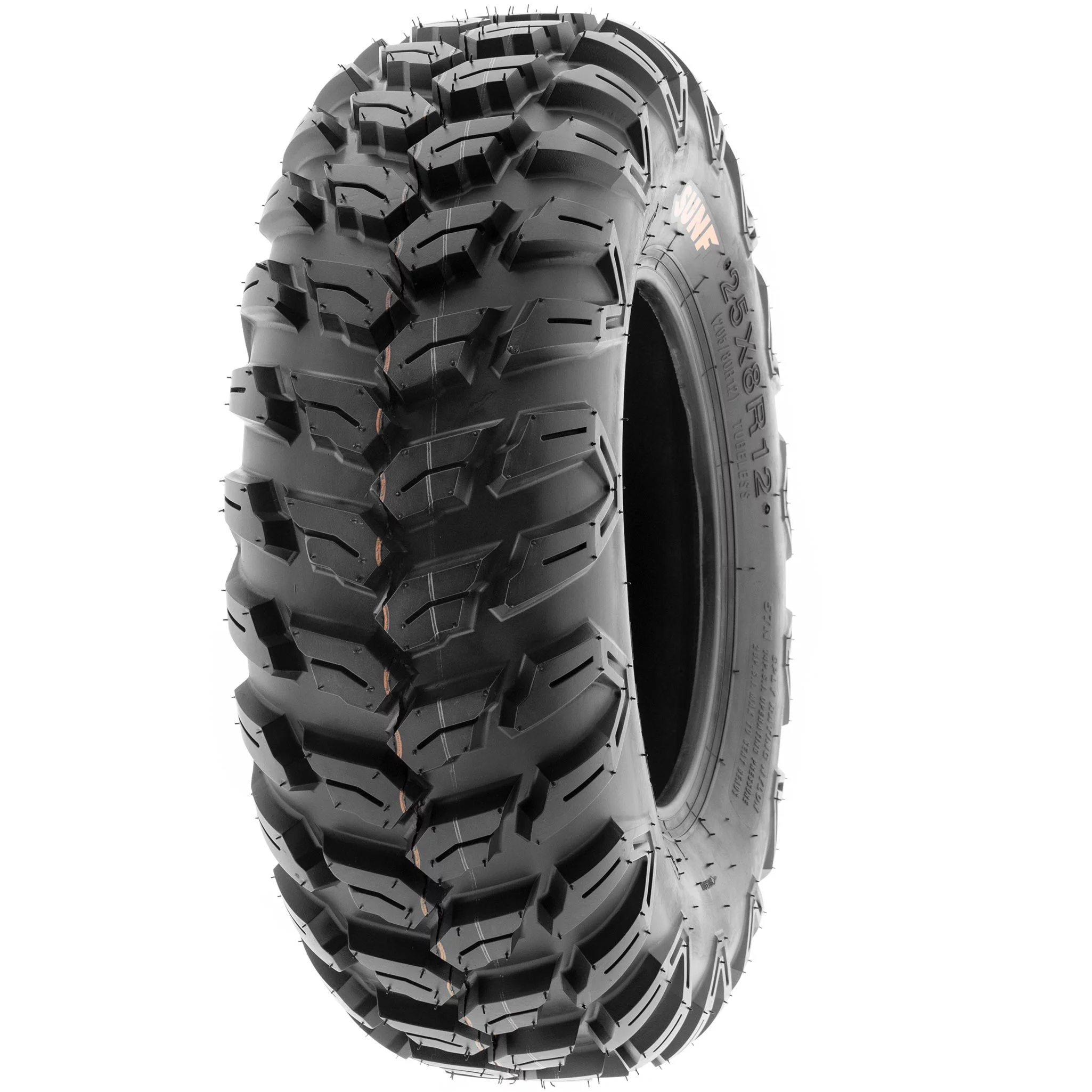 SunF All Terrain ATV UTV Tires 27x11R12 27x11x12 6 PR A043 (Single)