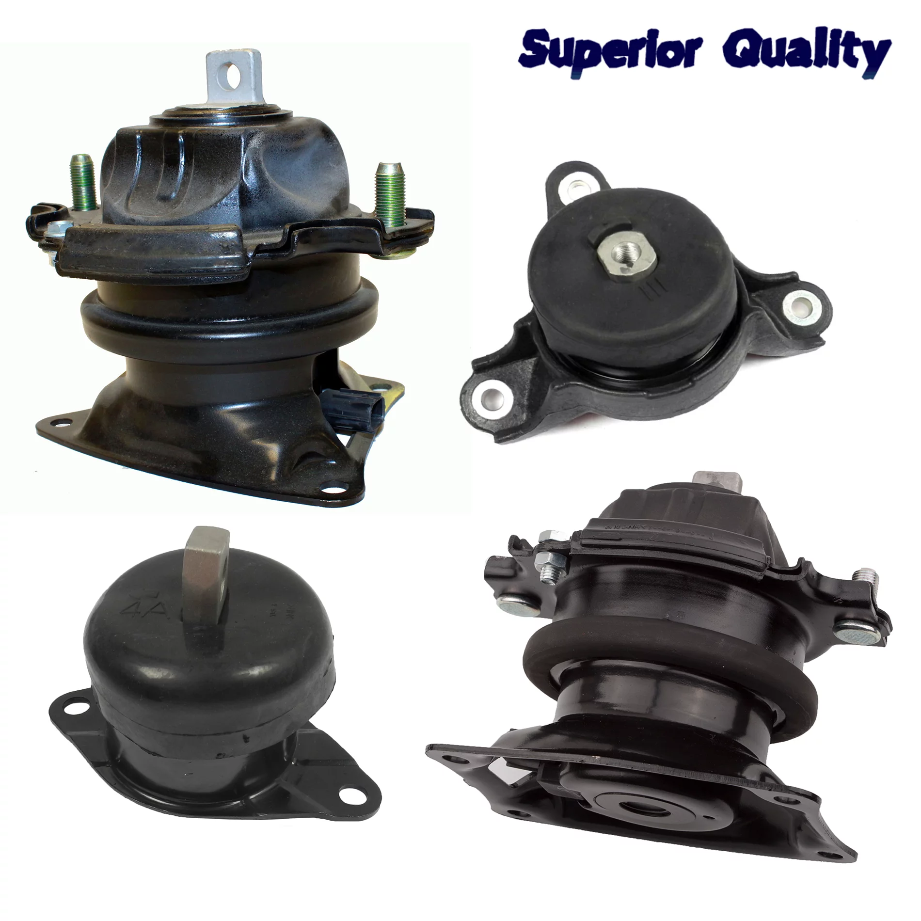 CF Advance For 08-12 Honda Accord Sedan/ Auto Trans Coupe 3.5L Engine Motor and Transmission Mount Set 4PCS 2008 2009 2010 2011 2012 65028EL 4575 4561 65003