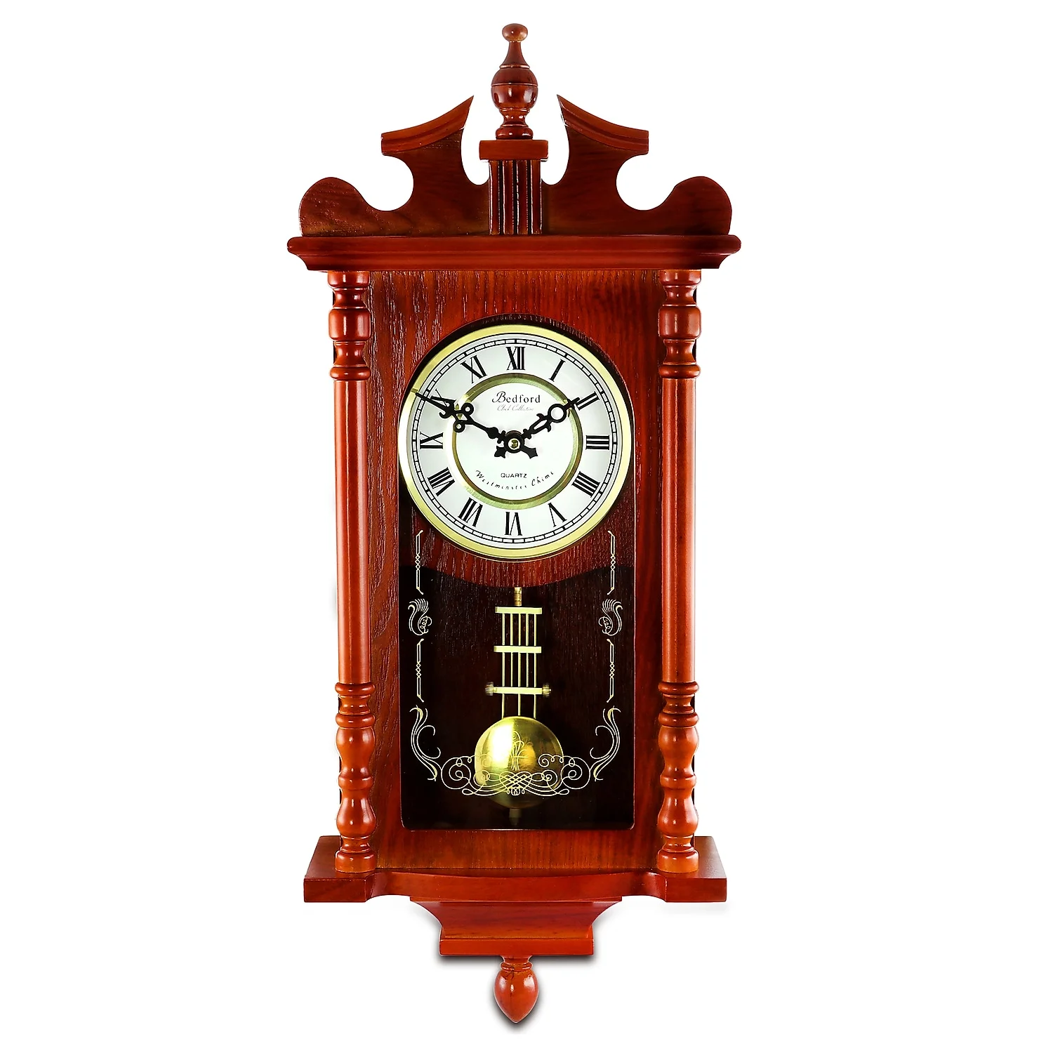 Bedford Clock Collection Wall Clock Wood (93692707M)