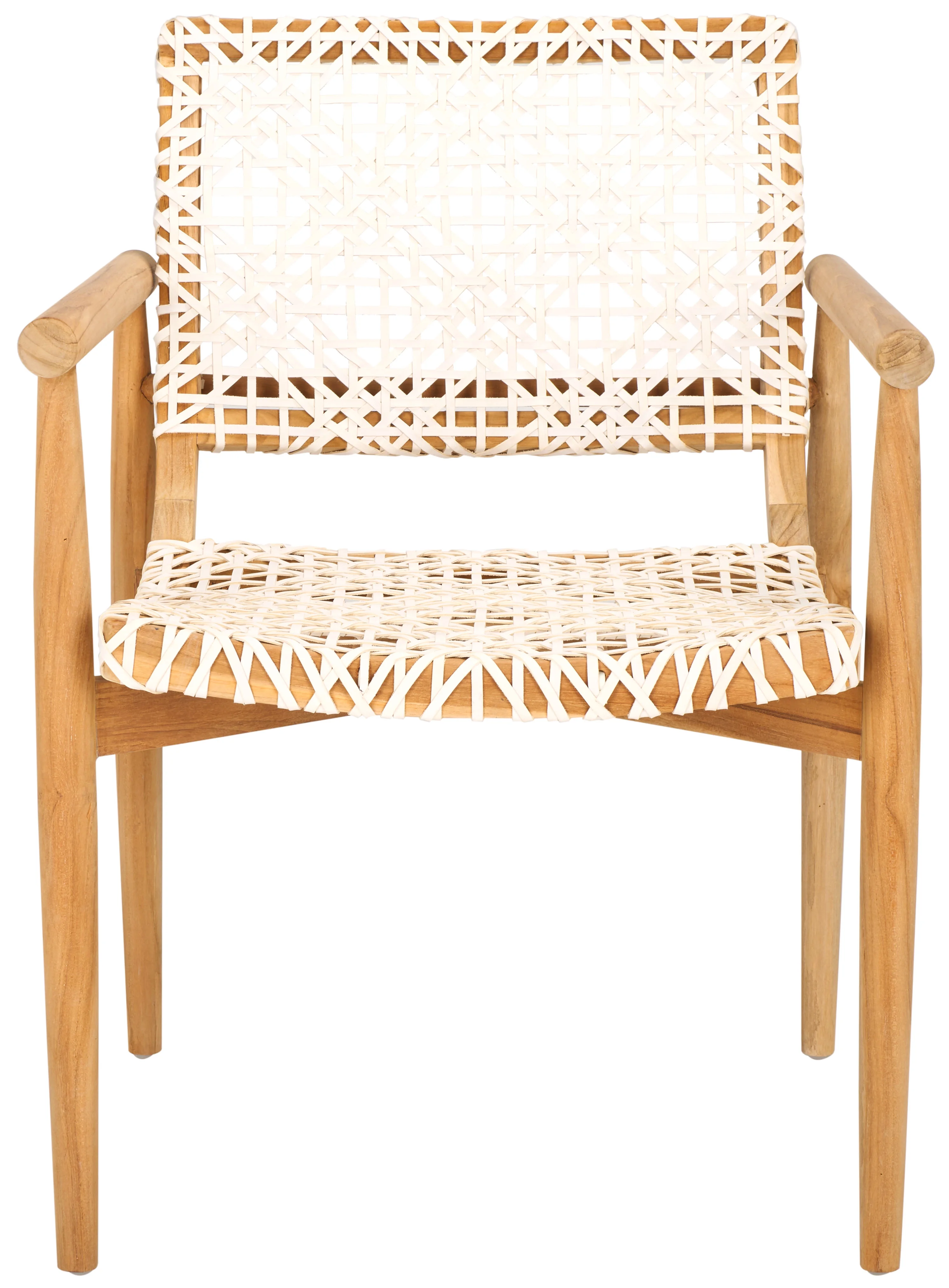 SAFAVIEH Sianna Accent Chairs, Natural/White (22.8 in. W x 23.4 in. D x 32.9 in. H)