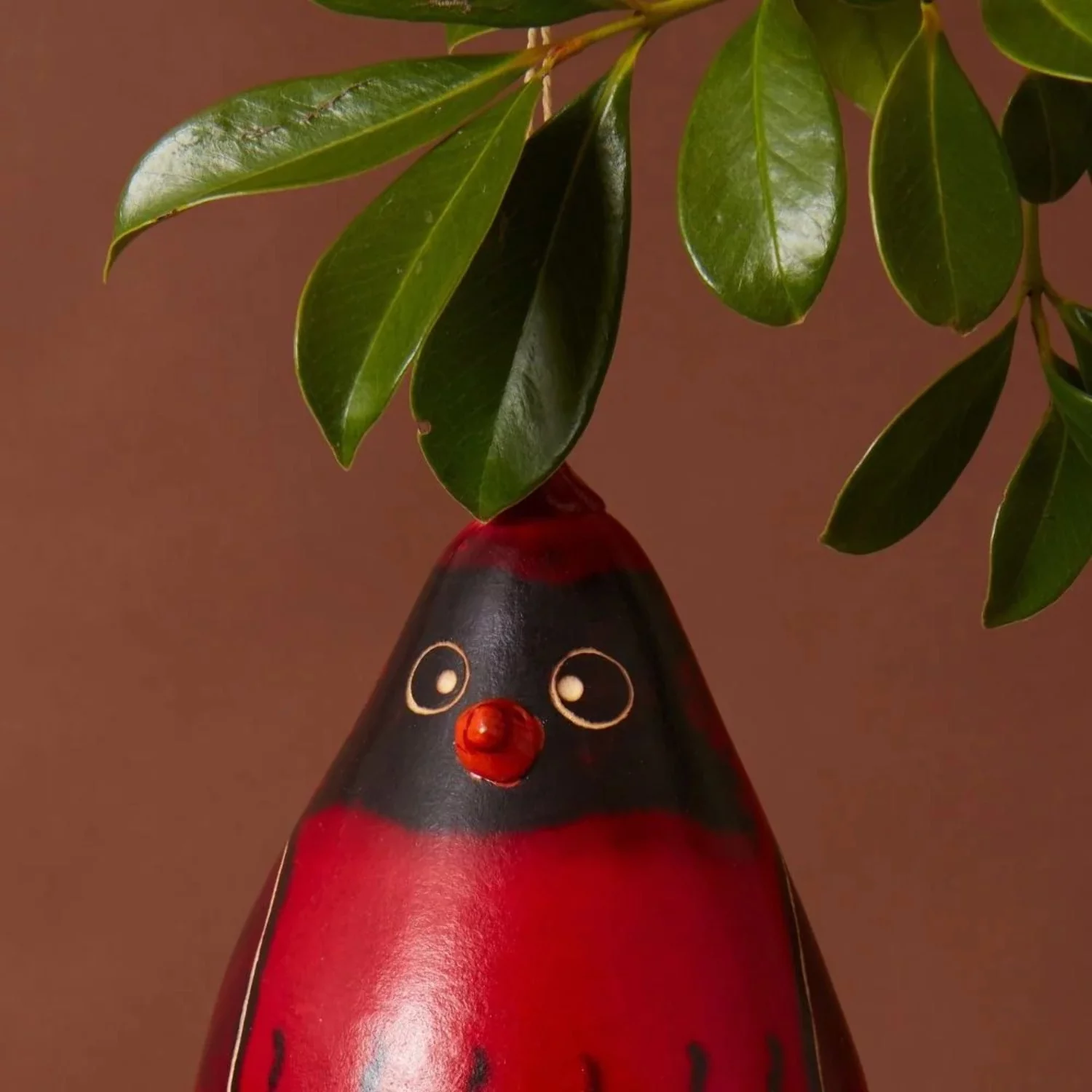 Cardinal Gourd Bird House