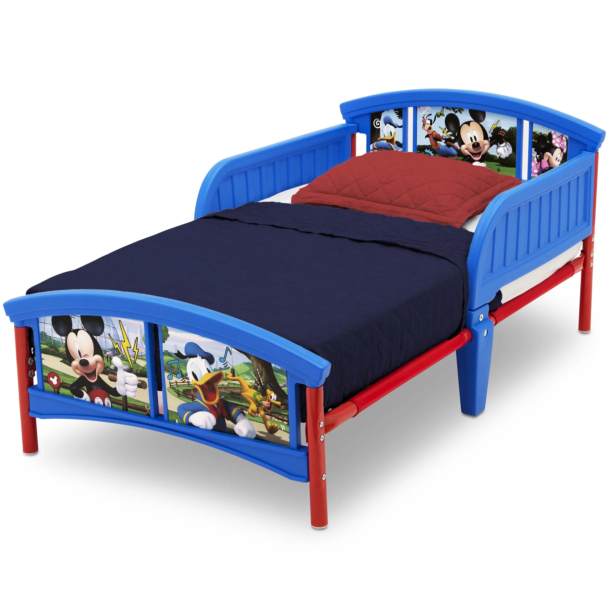 Delta Children Disney Mickey Mouse Plastic Toddler Bed, Multiple Characters