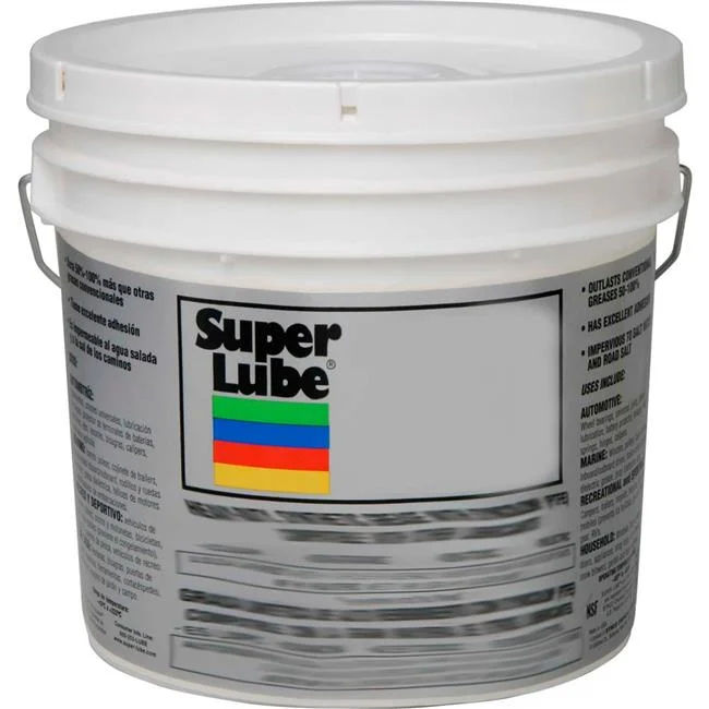 Synco Chemical Super Lube Silicone Lubricating Grease with PTFE, 5 lbs Pail