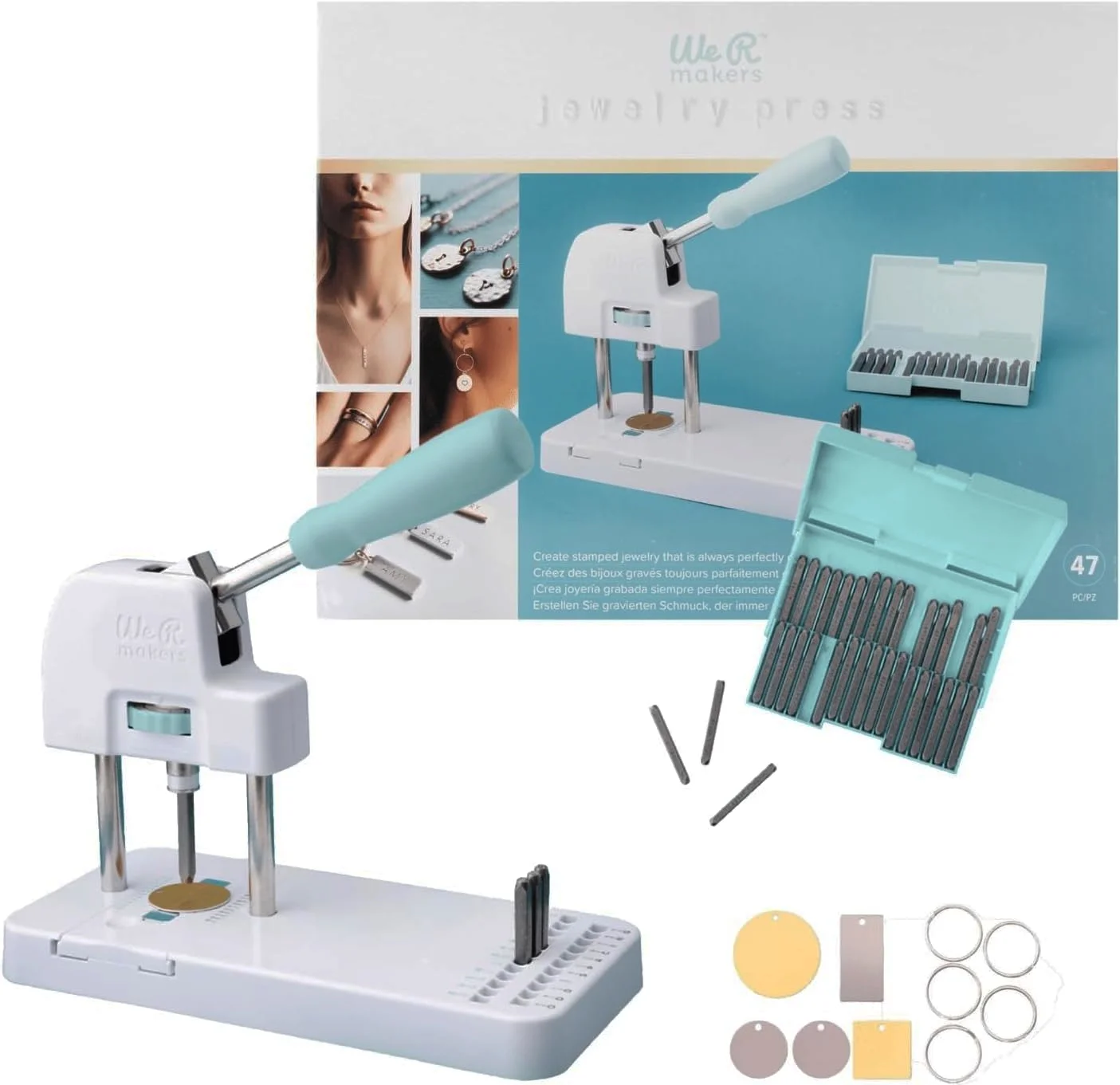 We R Memory Keepers Jewelry Press Bundle Kit All-In-One Tool