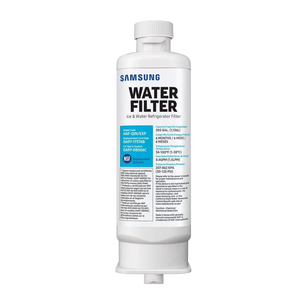 (2 pack) SAMSUNG Genuine HAF-QIN Refrigerator Water Filter (DA29-17376B) - 1 Pack