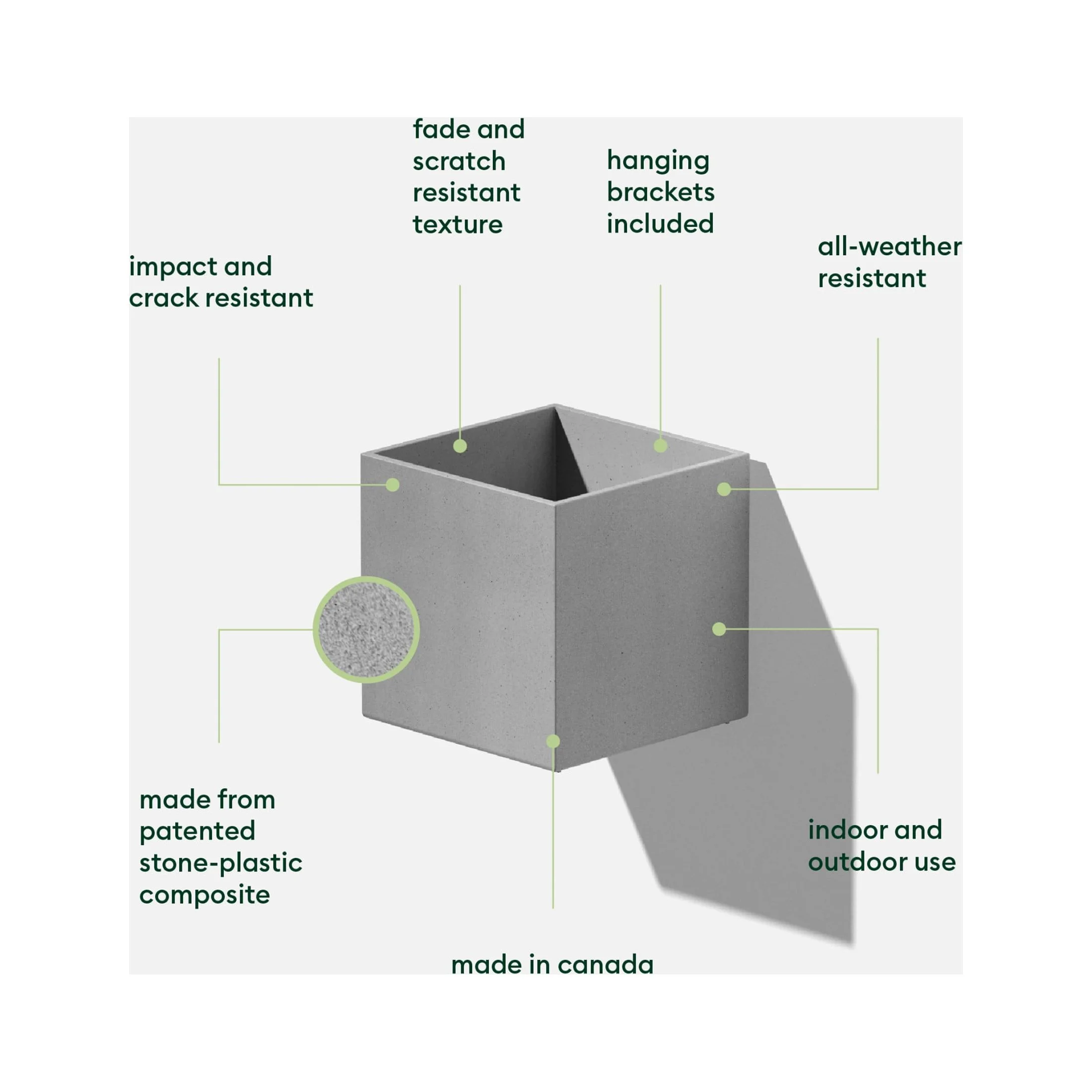 Veadek Geo Series Cube Hanging 5