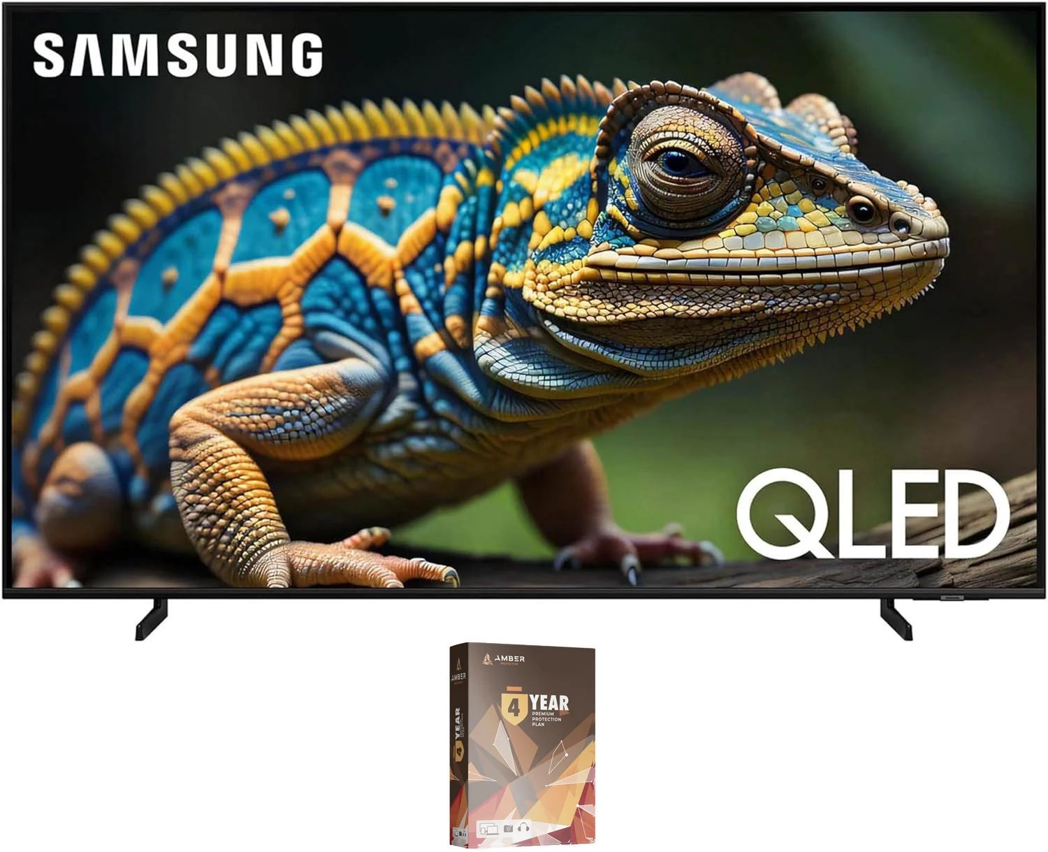 Samsung QN50Q60DAFXZA 50 Inch Q60D QLED 4K Smart TV with Quantum HDR and an Additional 4 Year Extended Protection (2024)