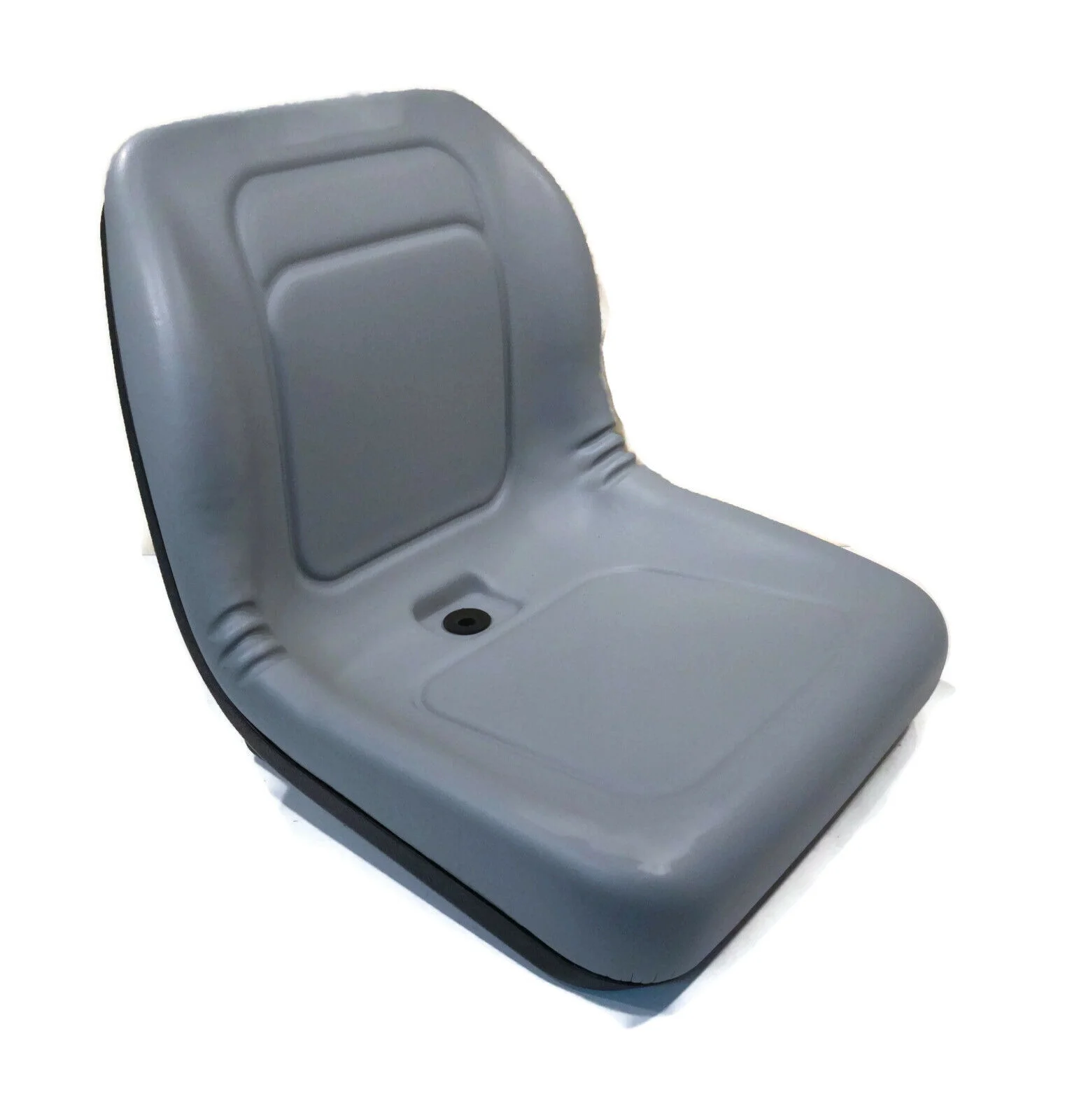 The ROP Shop | Gray HIGH BACK SEAT for John Deere Front Mount Lawn Mower F710 F725