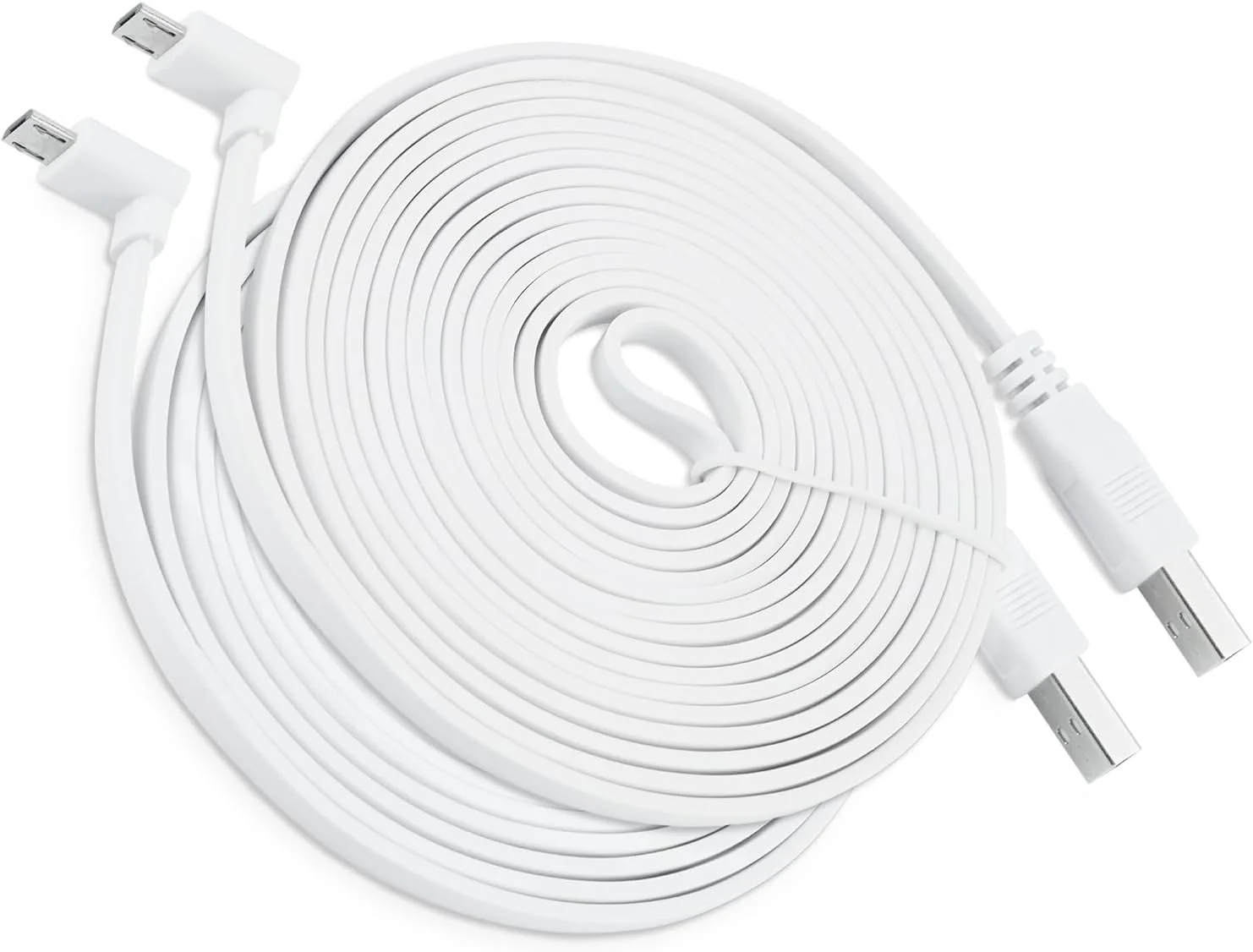 LEFXMOPHY 2-Pack 10ft Power Cord for WYZE Cam Pan V3 90 Degree L-Shape Connector ro USB Right Angle Extension