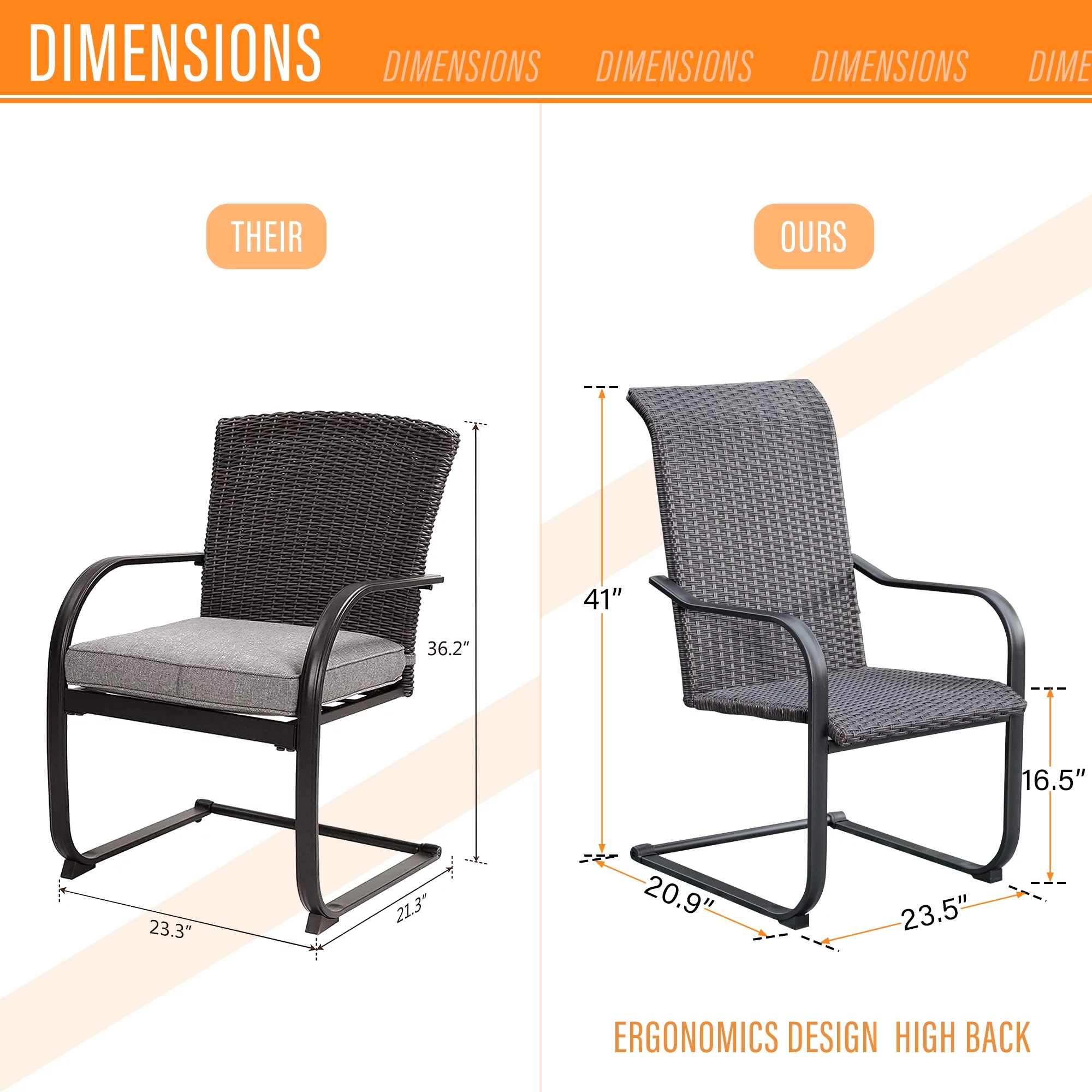 MF Studio 5 PCS Patio Dinning Set with Gas Fire Pit Table