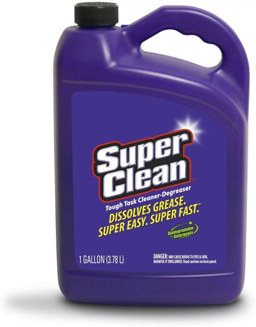 1 Gallon Tough Task Cleaner Degreaser, Full Concentrate All Purpose Cleaner, Biodegradable & Phosphate Free by Super Clean