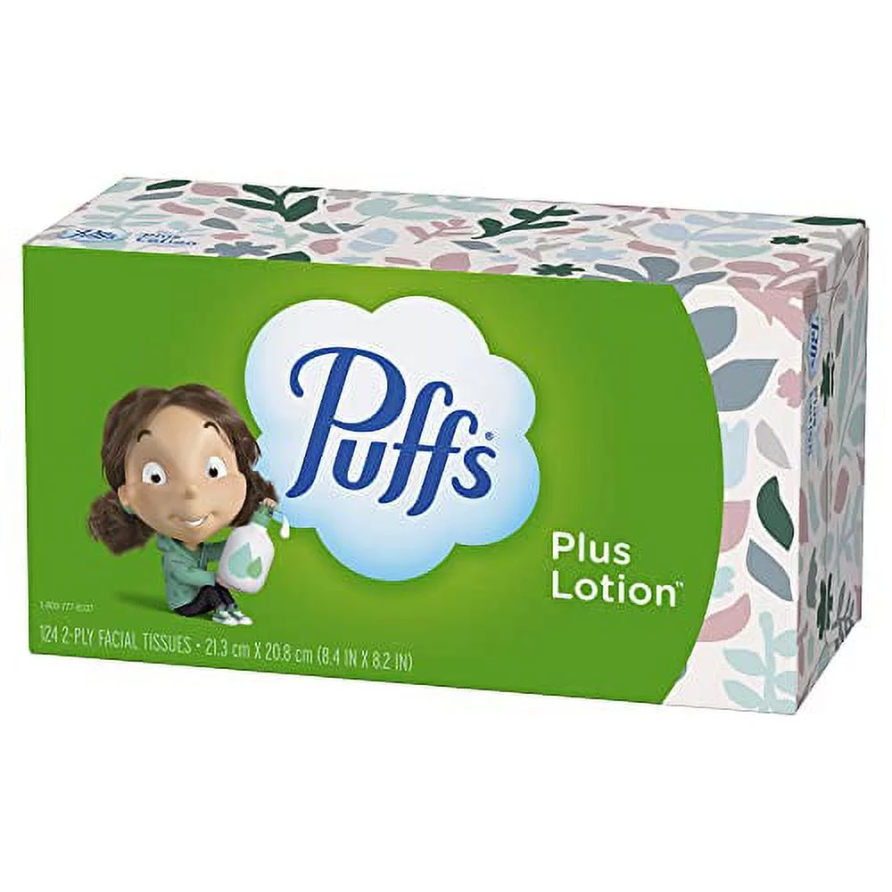 Plus Lotion Facial Tissues (Pack of 8)