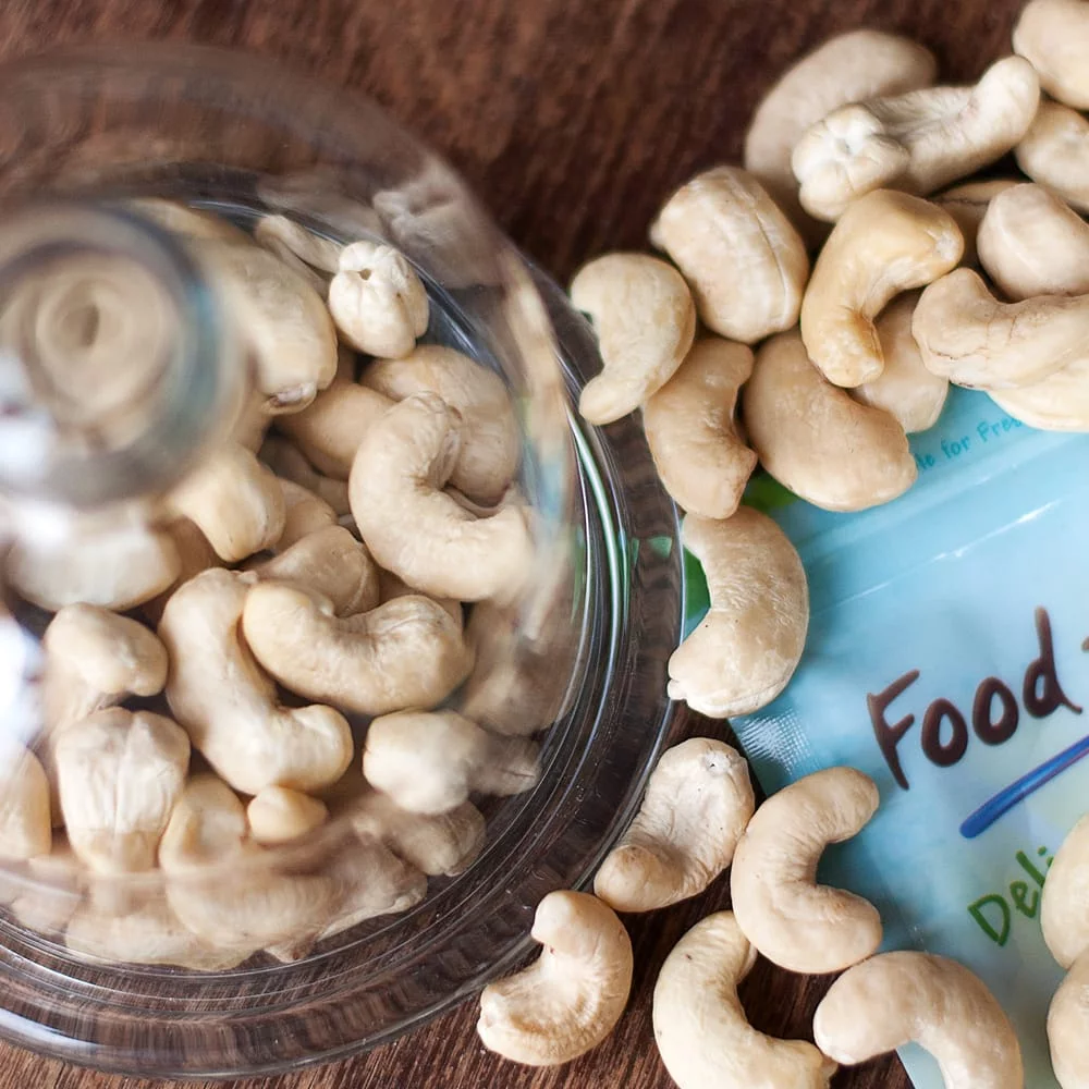 Organic Whole Large Cashews W240, 2 Pounds — Non-GMO, Raw, Kosher, Vegan — by Food to Live