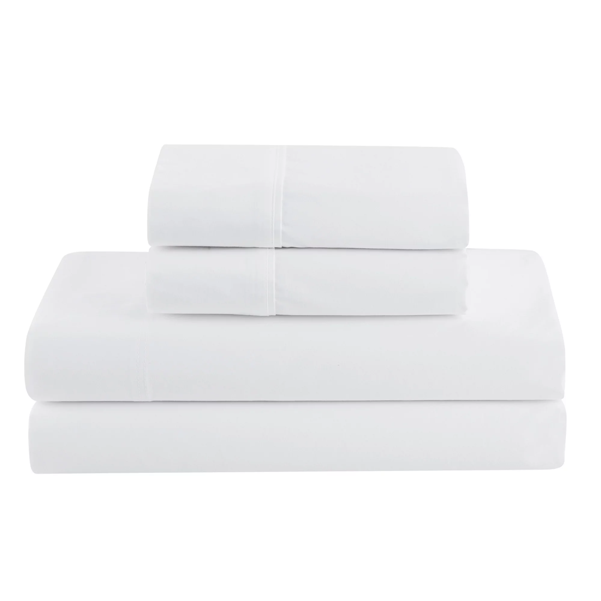 Sweet Home Collection 400 Thread Count 100% Cotton Luxury Bedroom Sheet Set King White