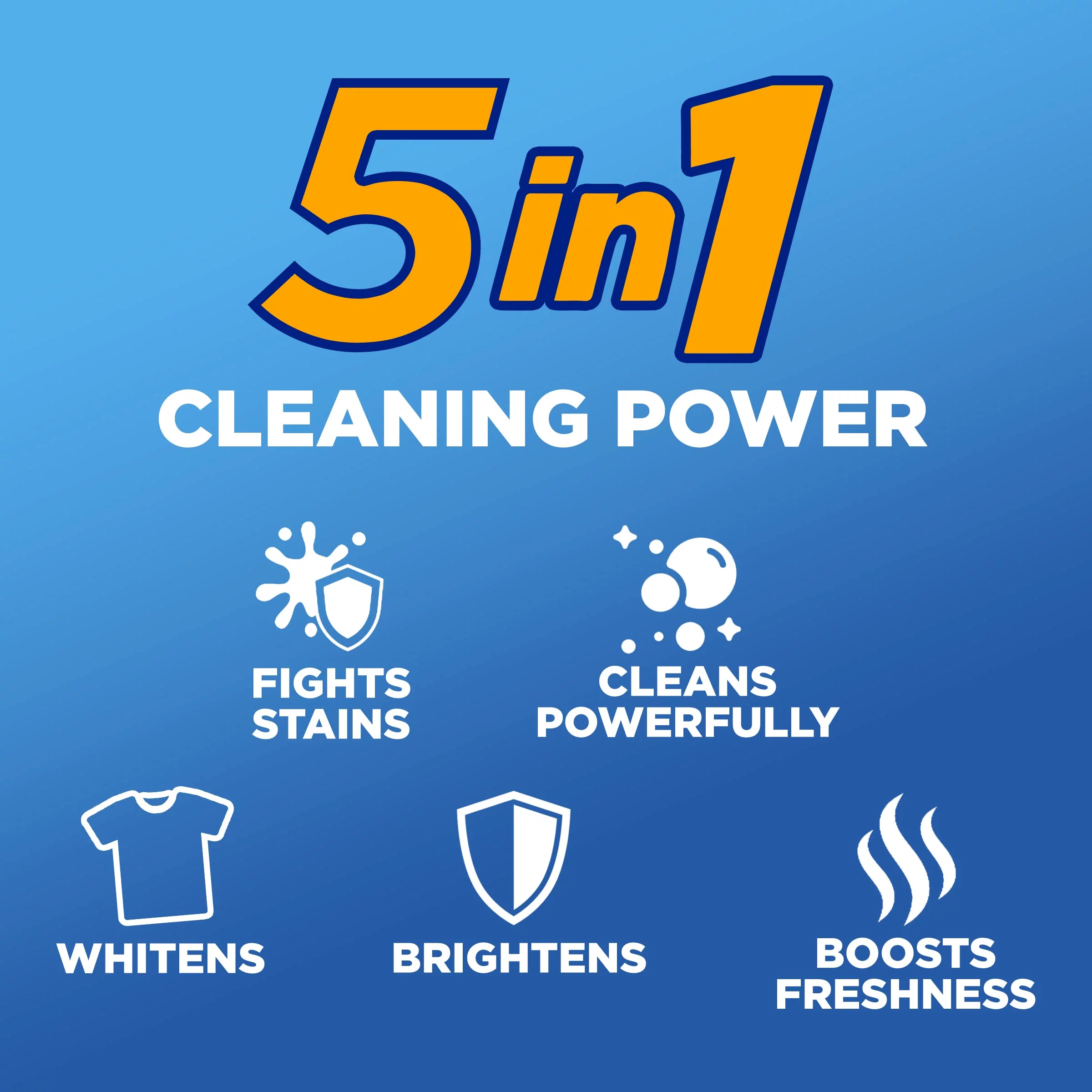 Plus OxiClean Fresh Scent Liquid Laundry Detergent, (Pack of 16)