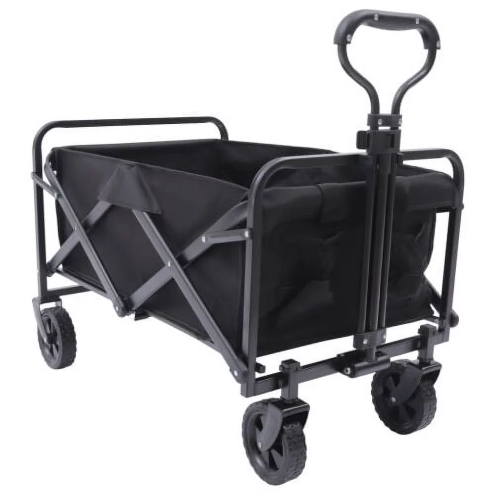 Wagon Cart Collapsible Folding Heavy Duty Utility Beach Wheels Outdoor Garden