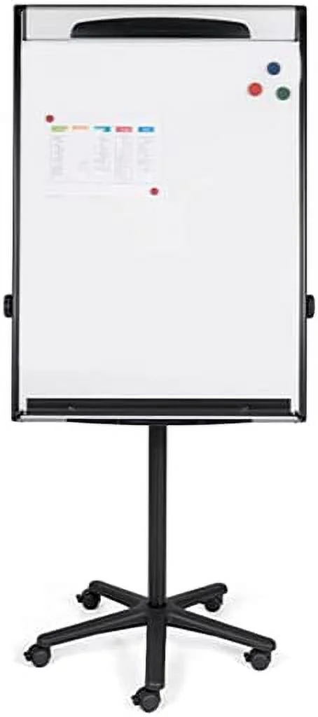 Magnetic Ultra Dry-Erase Whiteboard Mobile Presentation Easel, 76