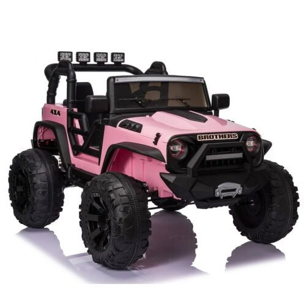 2-Seater Kids Electric Car with Parental Remote Control - 24V Ride-On Toy Truck