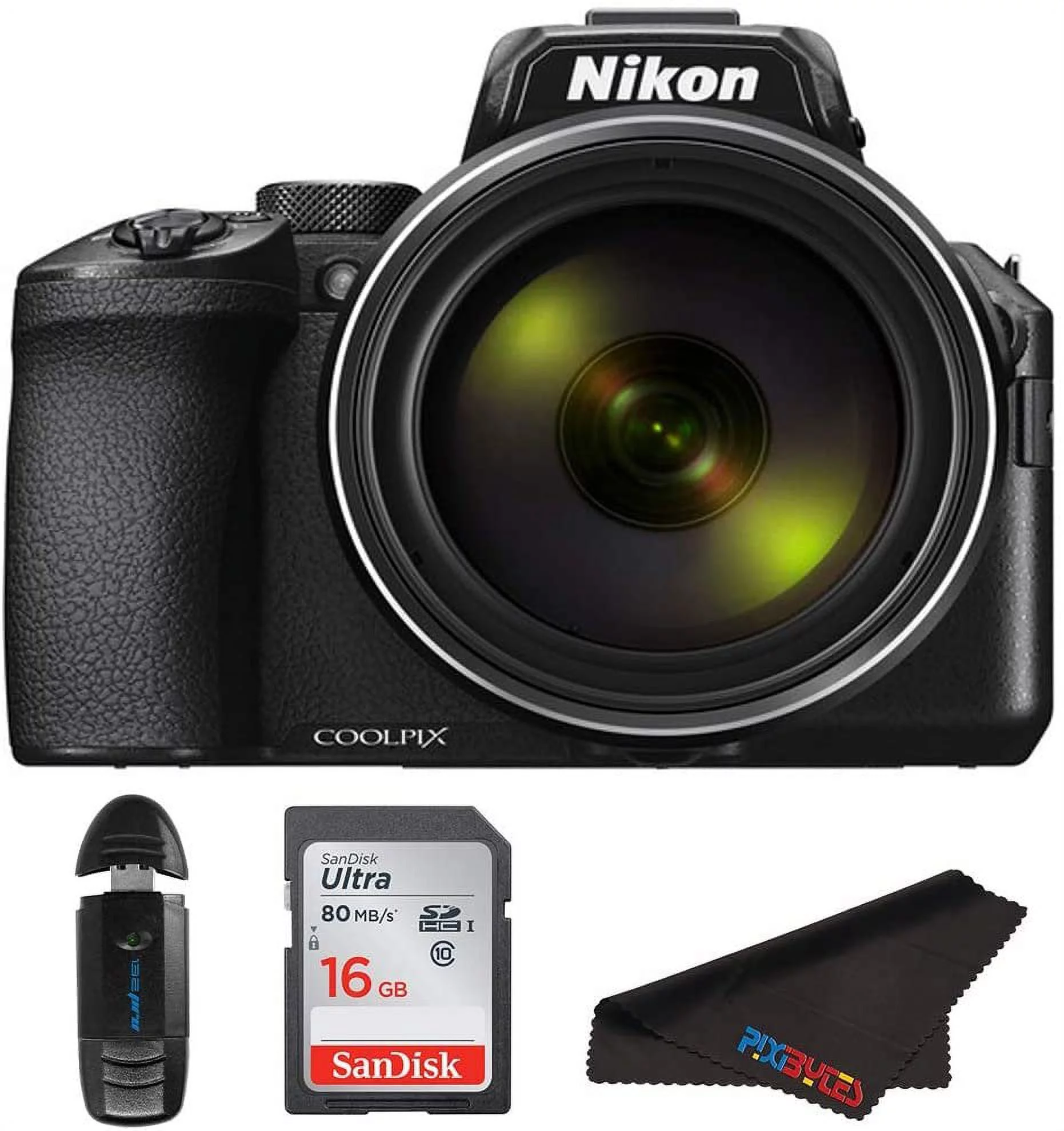 Nikon COOLPIX P950 Digital Camera + Pixibytes Basic Bundle (International Version)