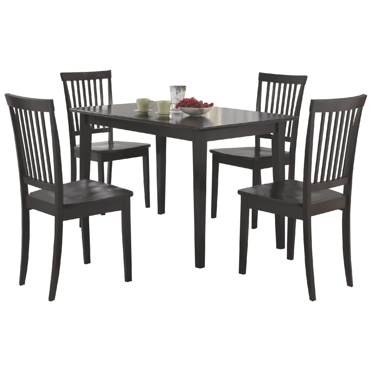 Coaster Company Oakdale Apartment Size 5pc Dinette, Cappuccino