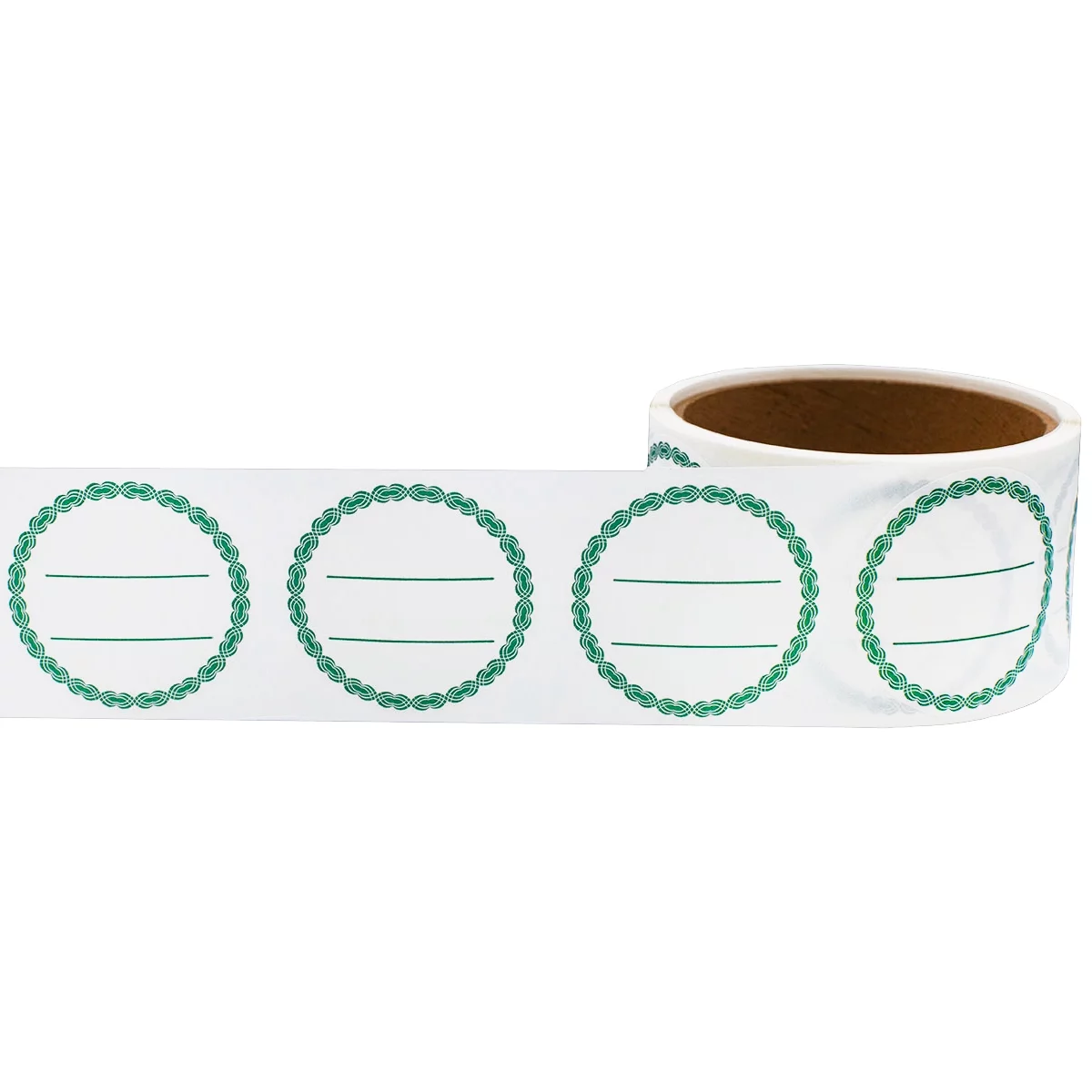 Green/White Dissolvable Home Canning Labels | 2