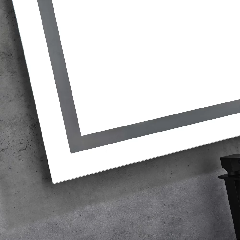 Large 72 x 36 Inch LED Bathroom Mirror with Lights, Anti-Fog Design, Wall Mounted Lighted Vanity Mirror for Elegant Home Decor and Clear Reflection