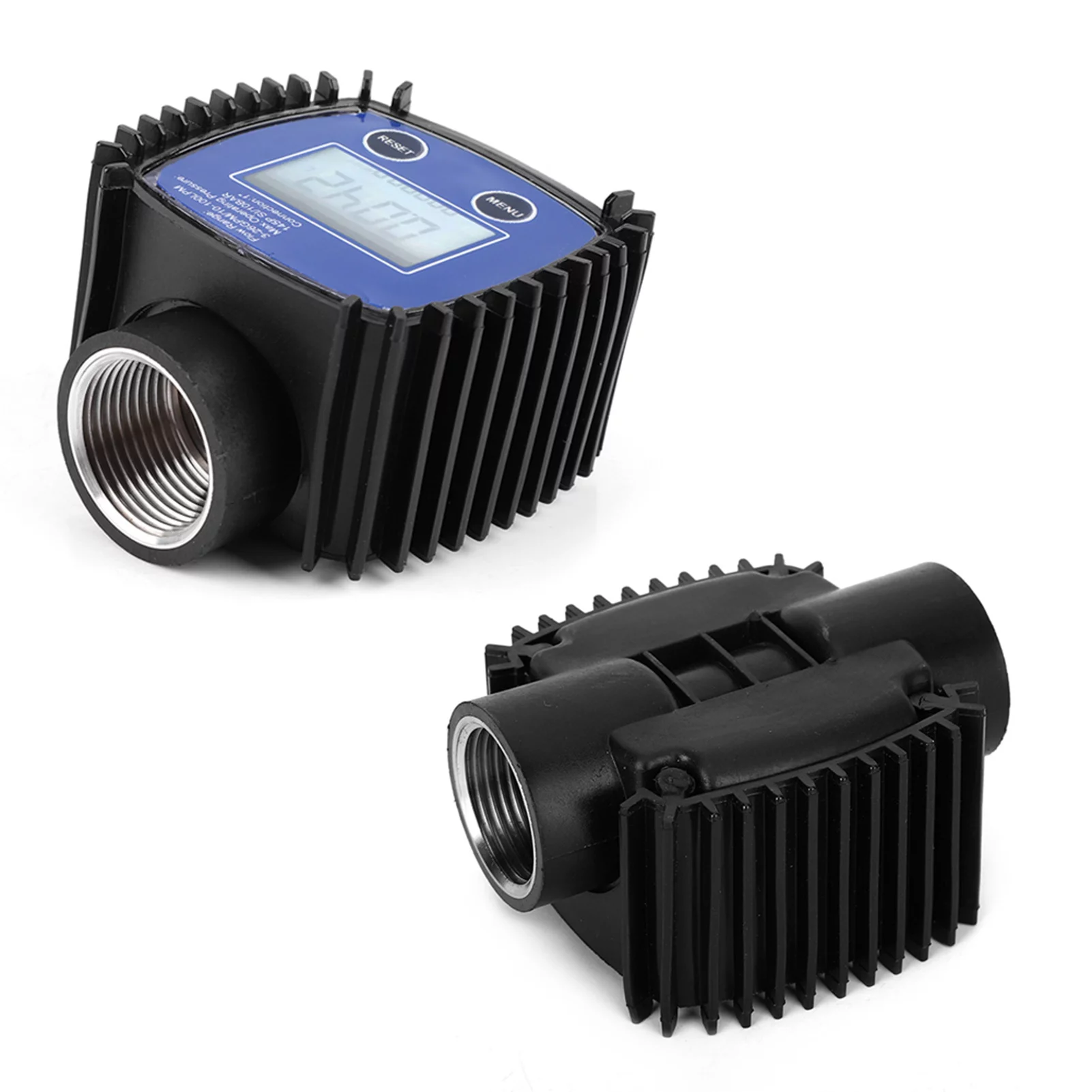 VIFER Flow Meter Digital Water Diesel Flow Meter High Accuracy Water Diesel Flowmeter 1in Internal Thread