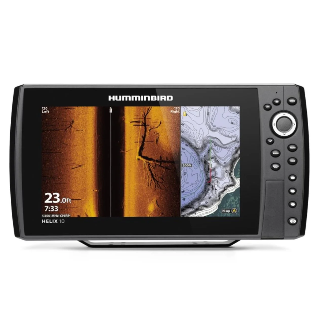 Humminbird HELIX 10 Fishfinder  CHIRP Mega SI+ GPS G4N