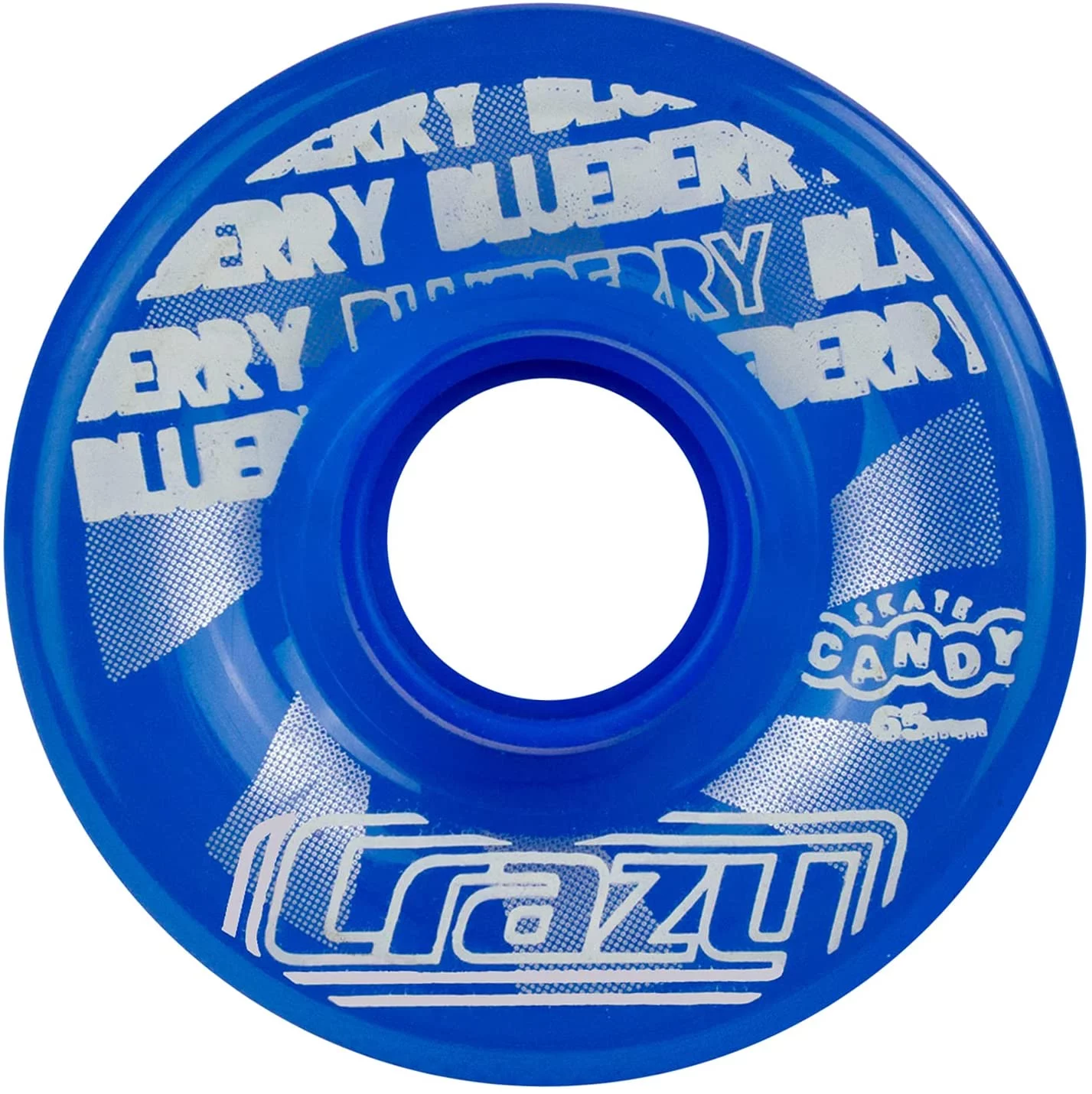 Crazy Skates Wheel Candy Roller Skate Wheels - Outdoor Urethane 78a Wheels for Roller Skates - Set of 4