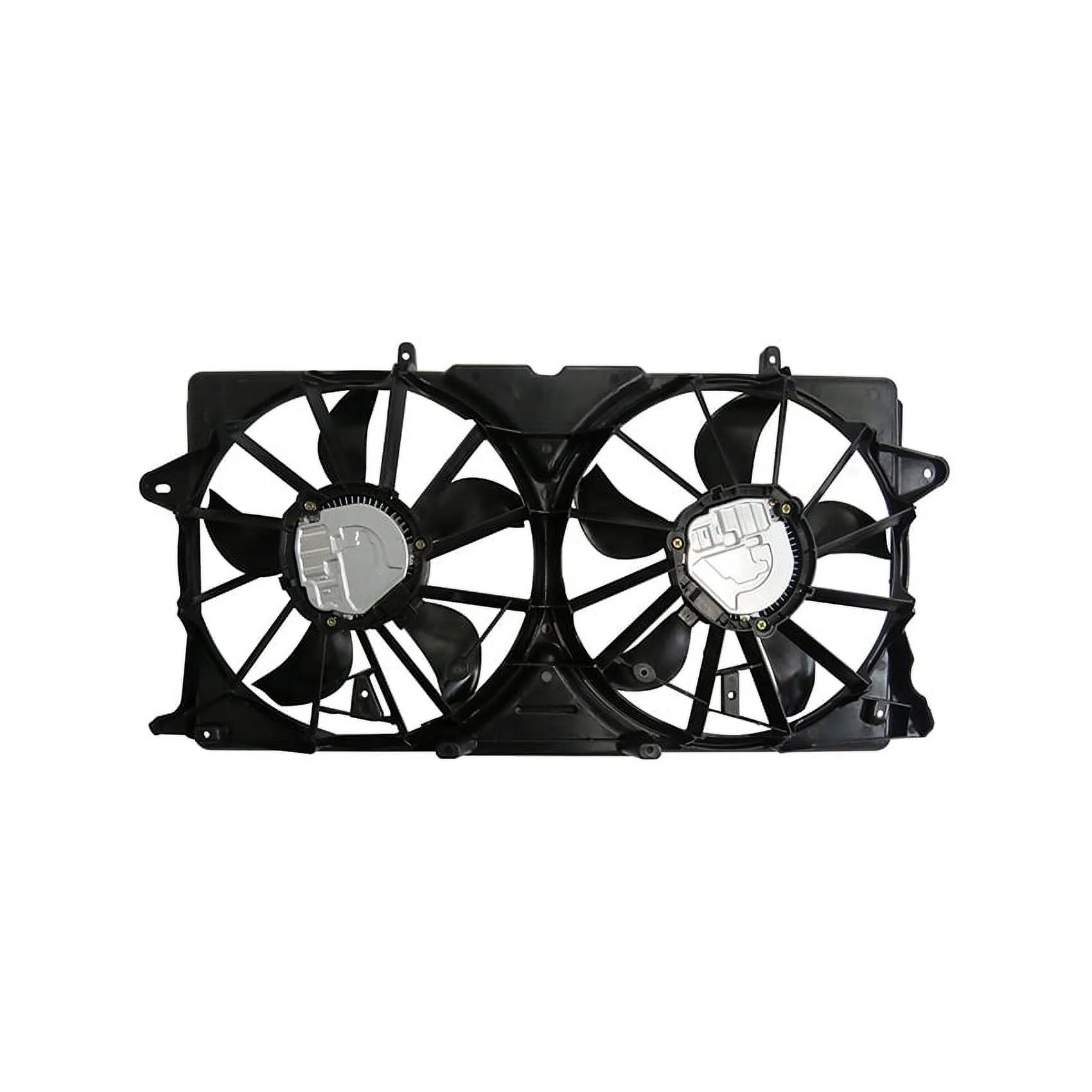 New Dual Radiator And Condenser Fan Compatible With Cadillac Chevrolet General Motors GMC Escalade ESV Sierra 1500 2014 2015 2016 2017 2018 By Part Numbers 23123633 23123634 GM3115291
