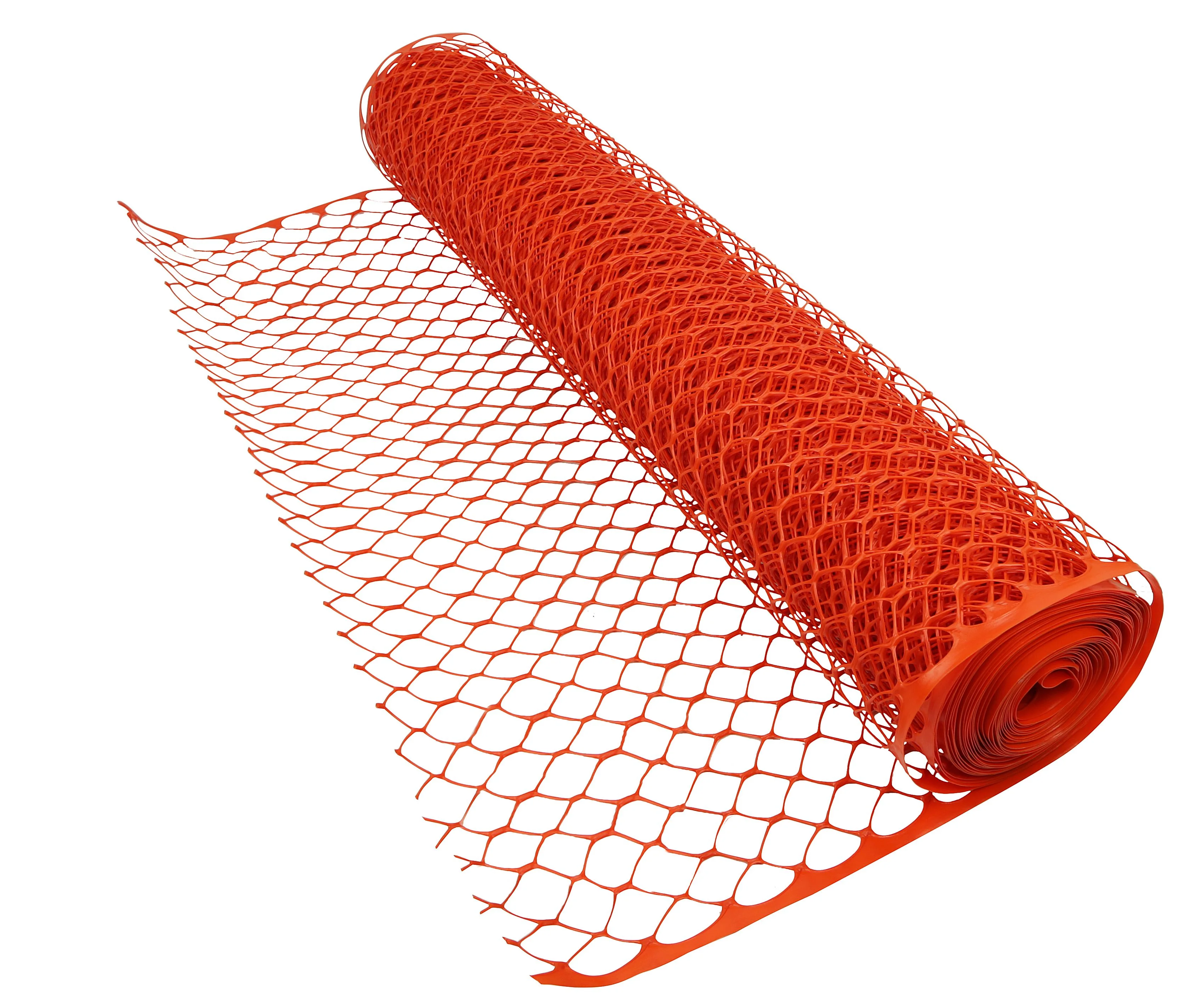 Boen 4' X 50' HD Orange Safety / Snow Fence - Diamond