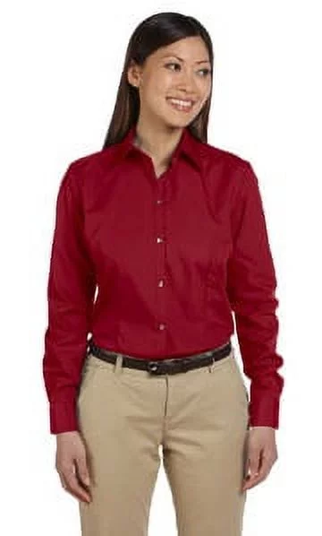 Van Heusen Ladies' Long-Sleeve Silky Poplin 13V0114