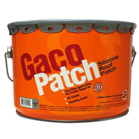 GacoPatch 2 Gal. White Silicone Roof Patch, 193-942