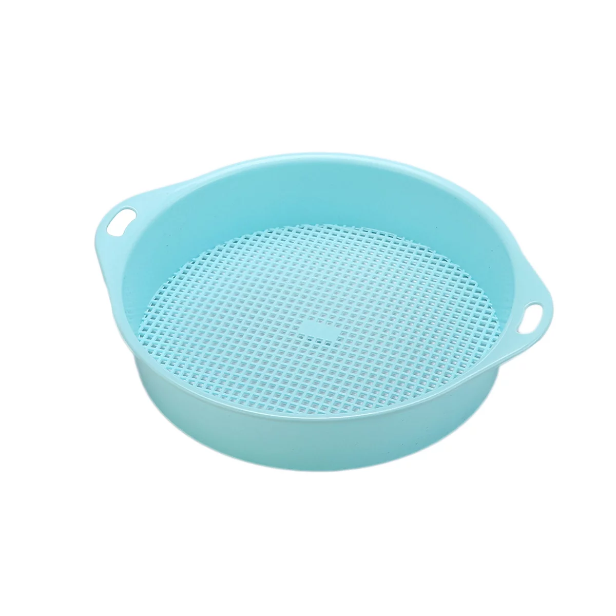 OUNONA Sifter Garden Soil Sieve Mesh Compost Sifter Pan Toolsets Sand Screen Sifting Mini Sieverocks Hand GardeninRound Tools