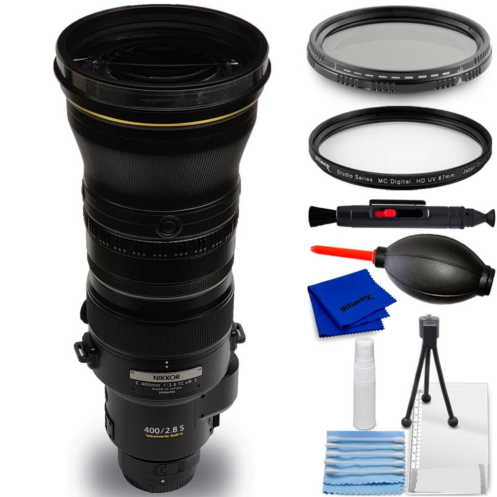 Nikon NIKKOR Z 400mm f/2.8 TC VR S Lens 20111 - 7PC Accessory Bundle
