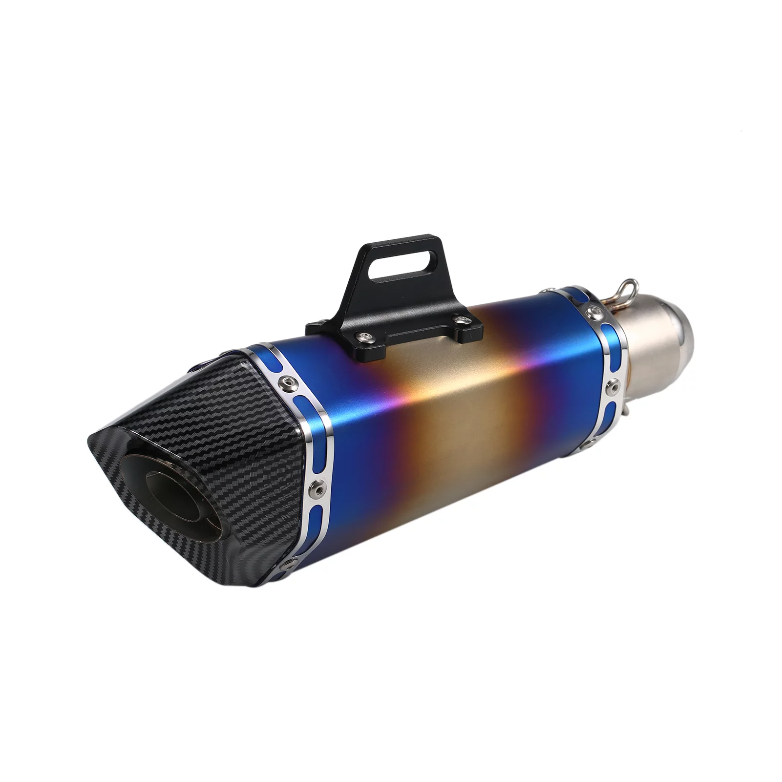 Motorcycle exhaust pipe,On Style Atv Zx6r 10r Style Tail Tube Pipes Unversal Slip Muffler Pipes 1.5-2'' Inlet Resistant Atv Zx6r Unversal Slip On Zx6r 10r Z900 Tail Tube Temperature